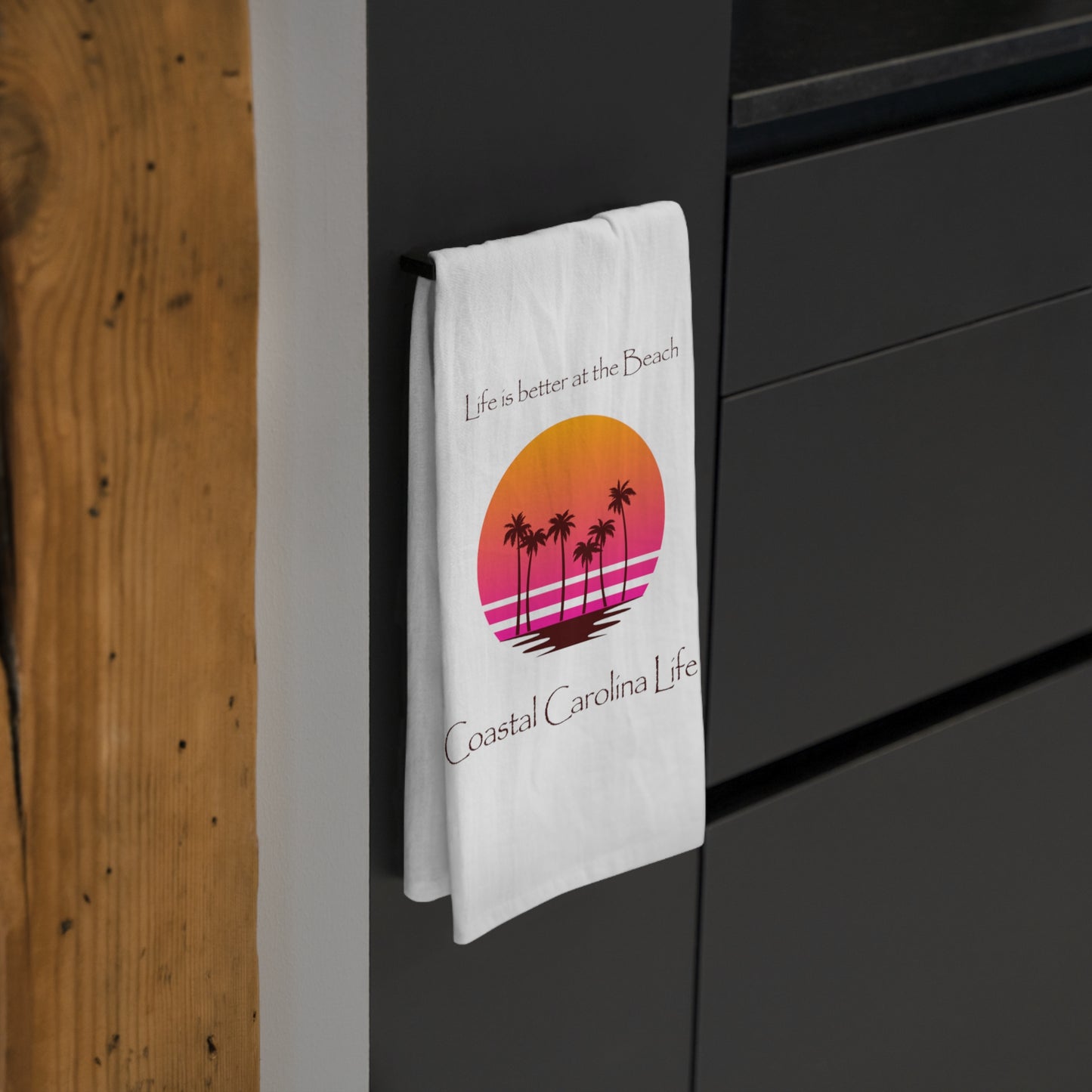 Life is better at the Beach Coastal Tea Towel