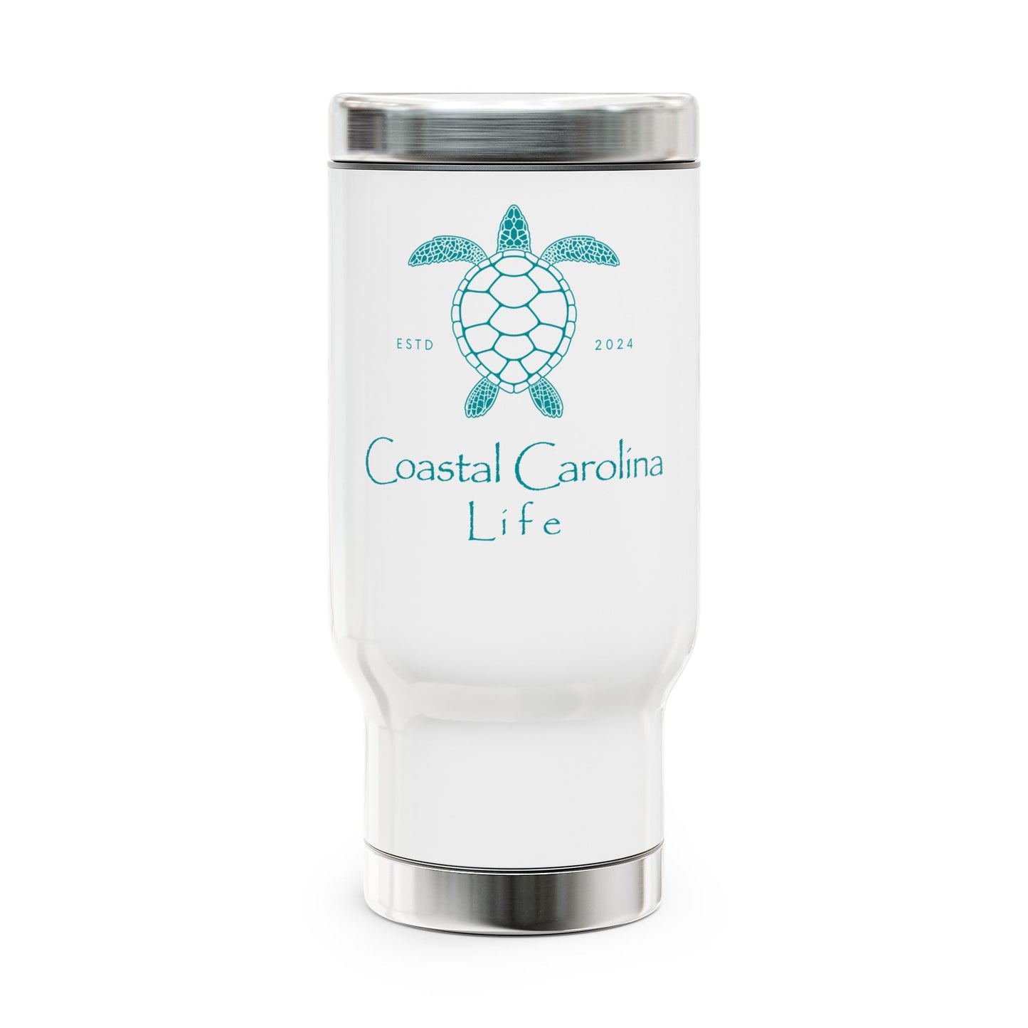 Sea Turtle Tumbler with Handle
