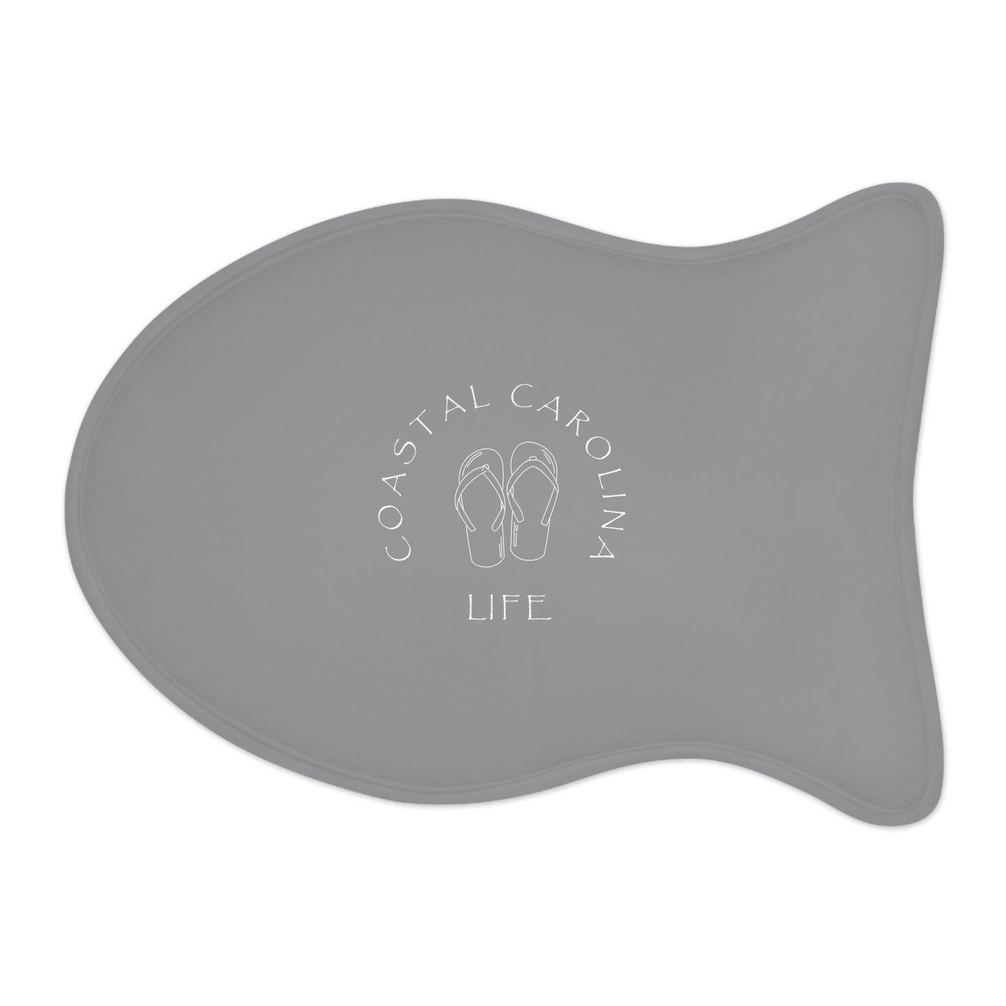 Flip Flops Coastal Pet Feeding Mat