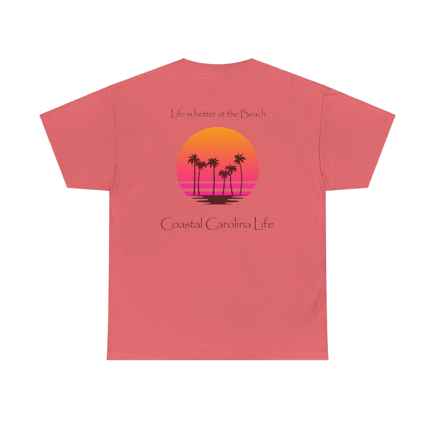 Women's Heavy Cotton T-Shirt - Life is better at the Beach