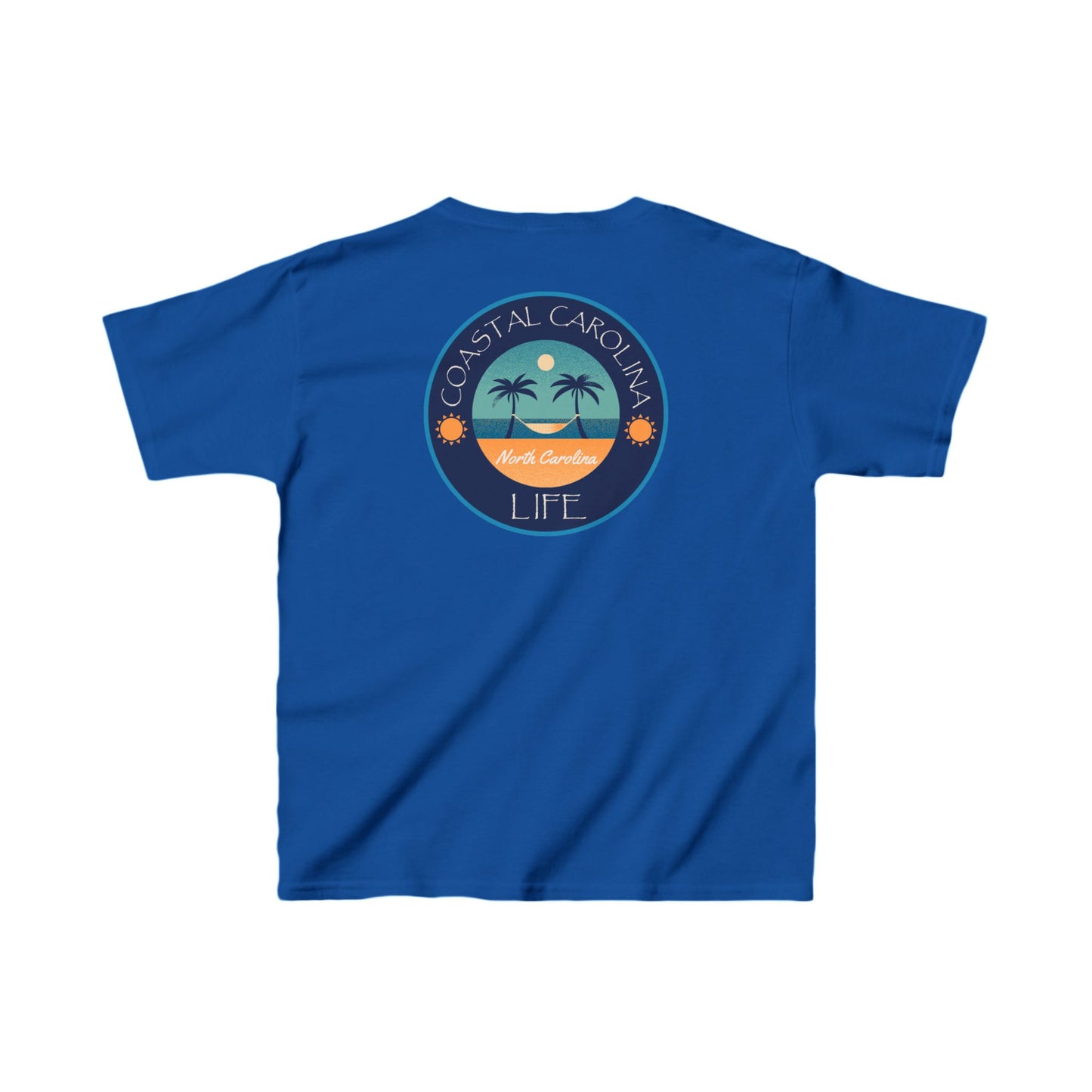 North Carolina Kids Beach T-Shirt