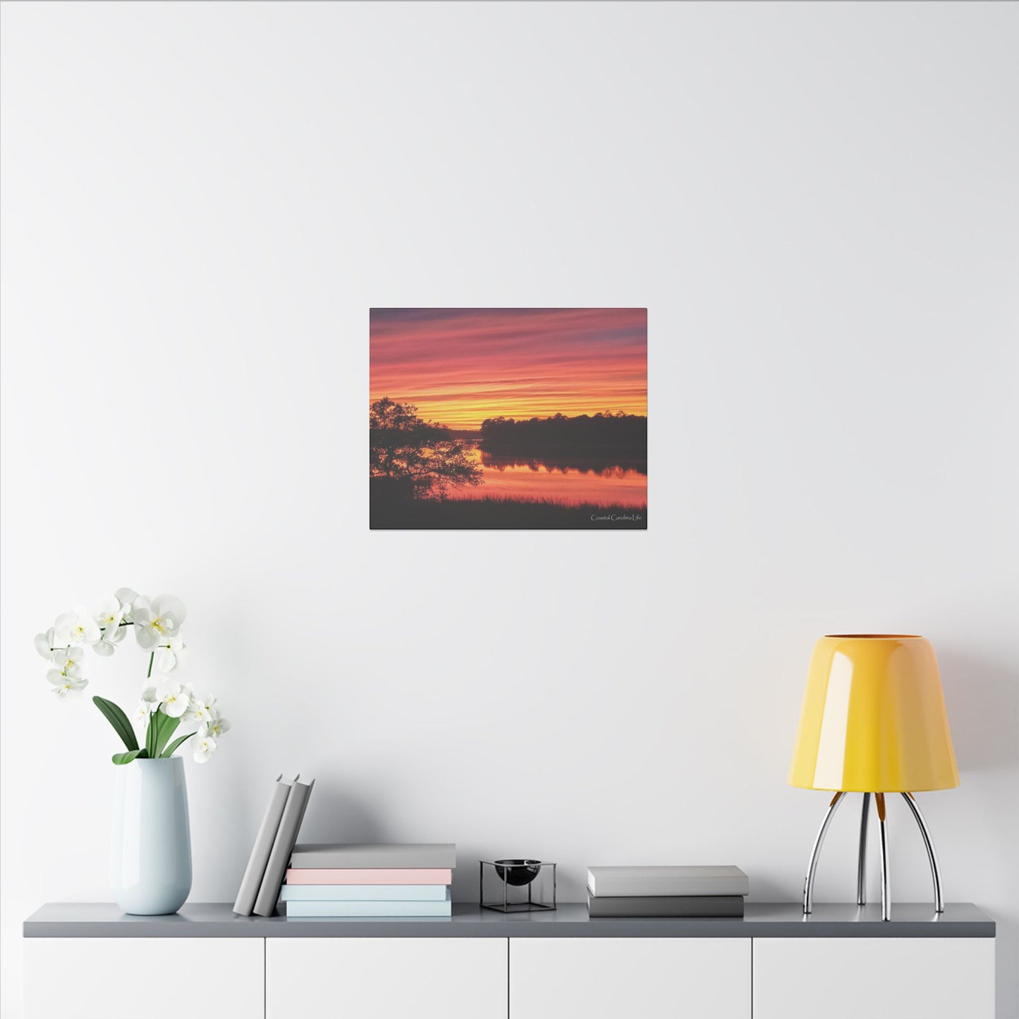Fall Sunset Coastal Carolina Canvas