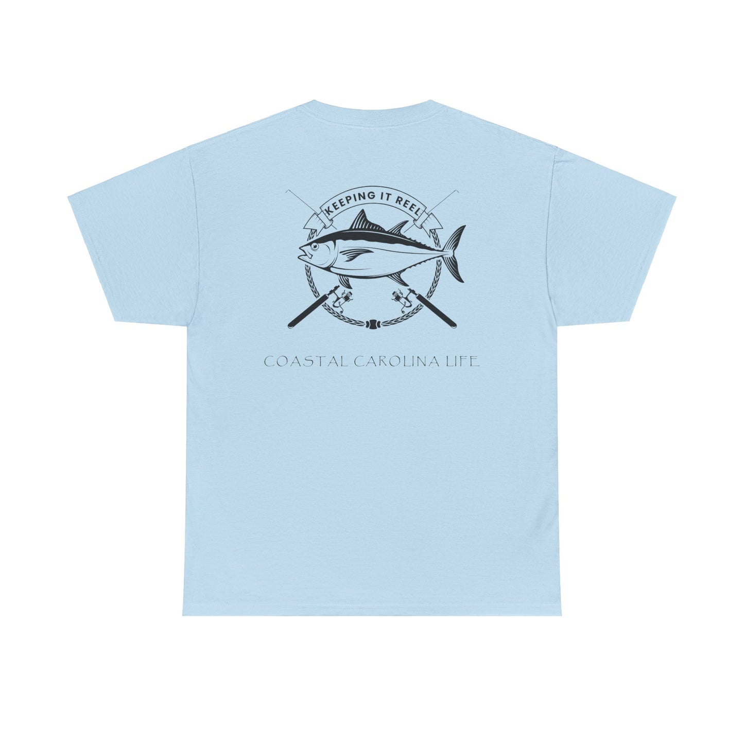 Men's Heavy Cotton T-Shirt - Keeping it Reel