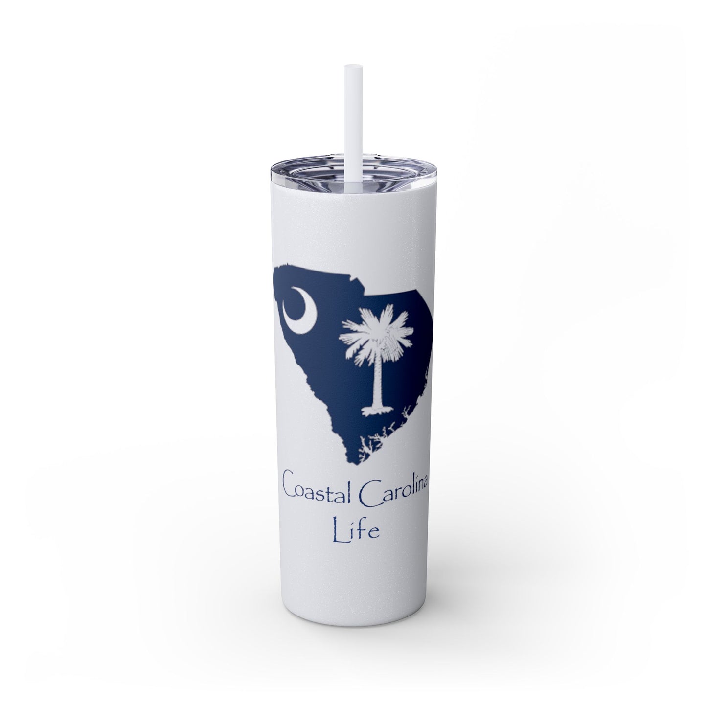 South Carolina Emblem Skinny Tumbler