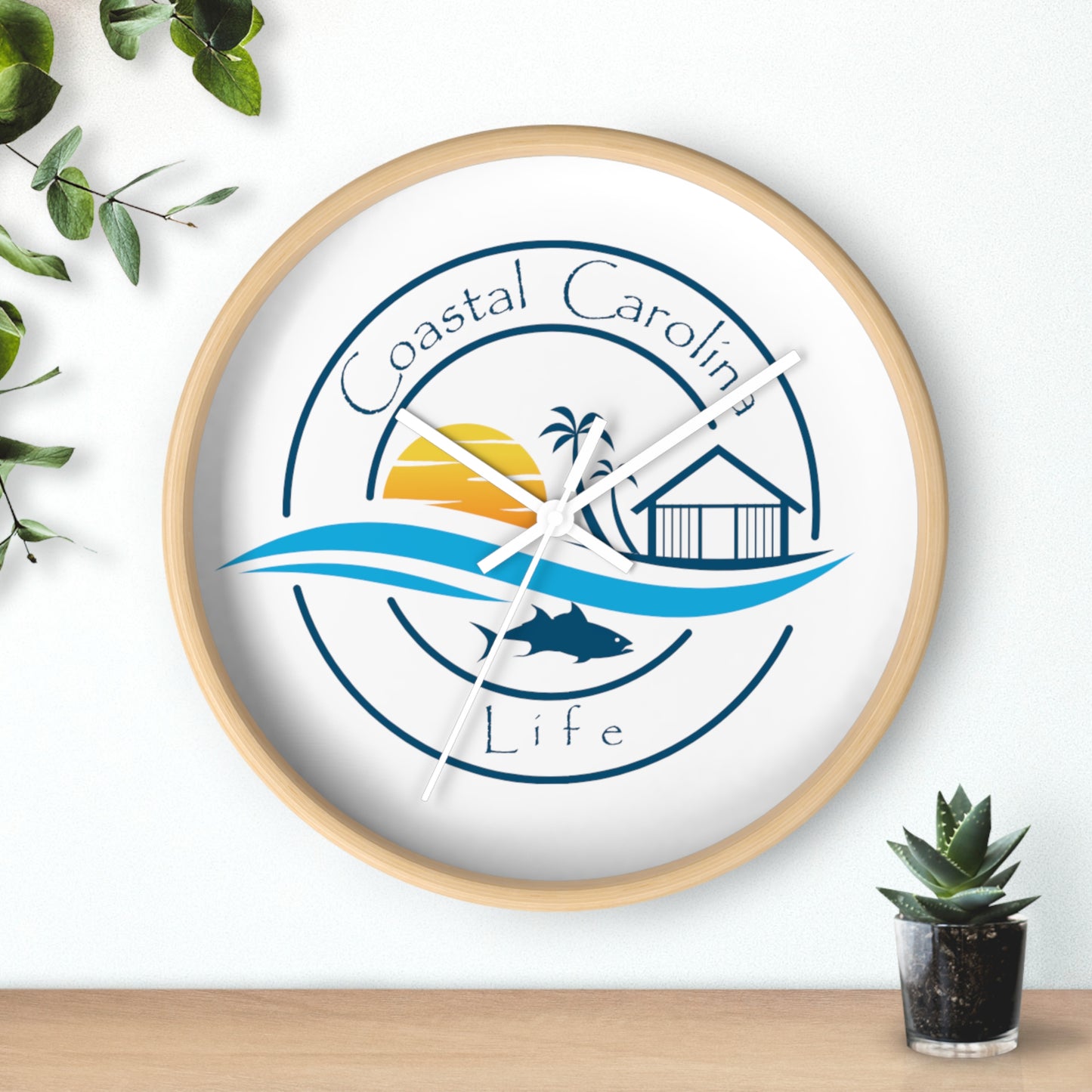 Coastal Carolina Lifestyle Coastal Carolina Wall Clock