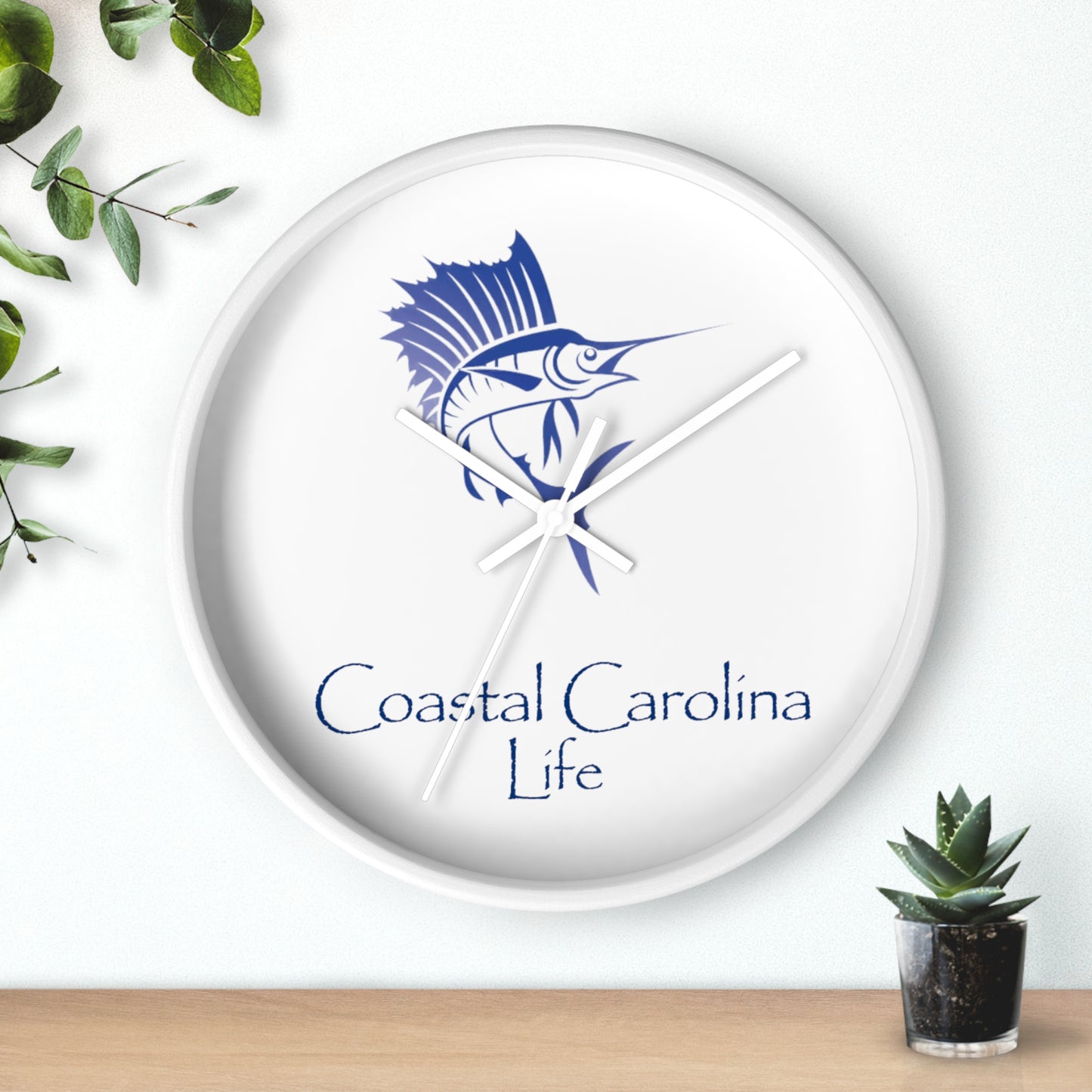 Sailfish Coastal Carolina Wall Clock