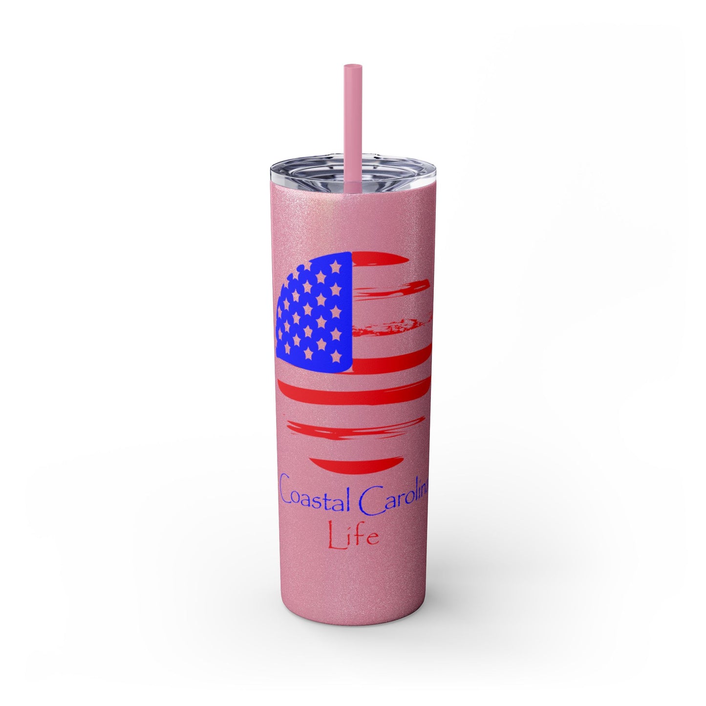 American Flag Skinny Tumbler