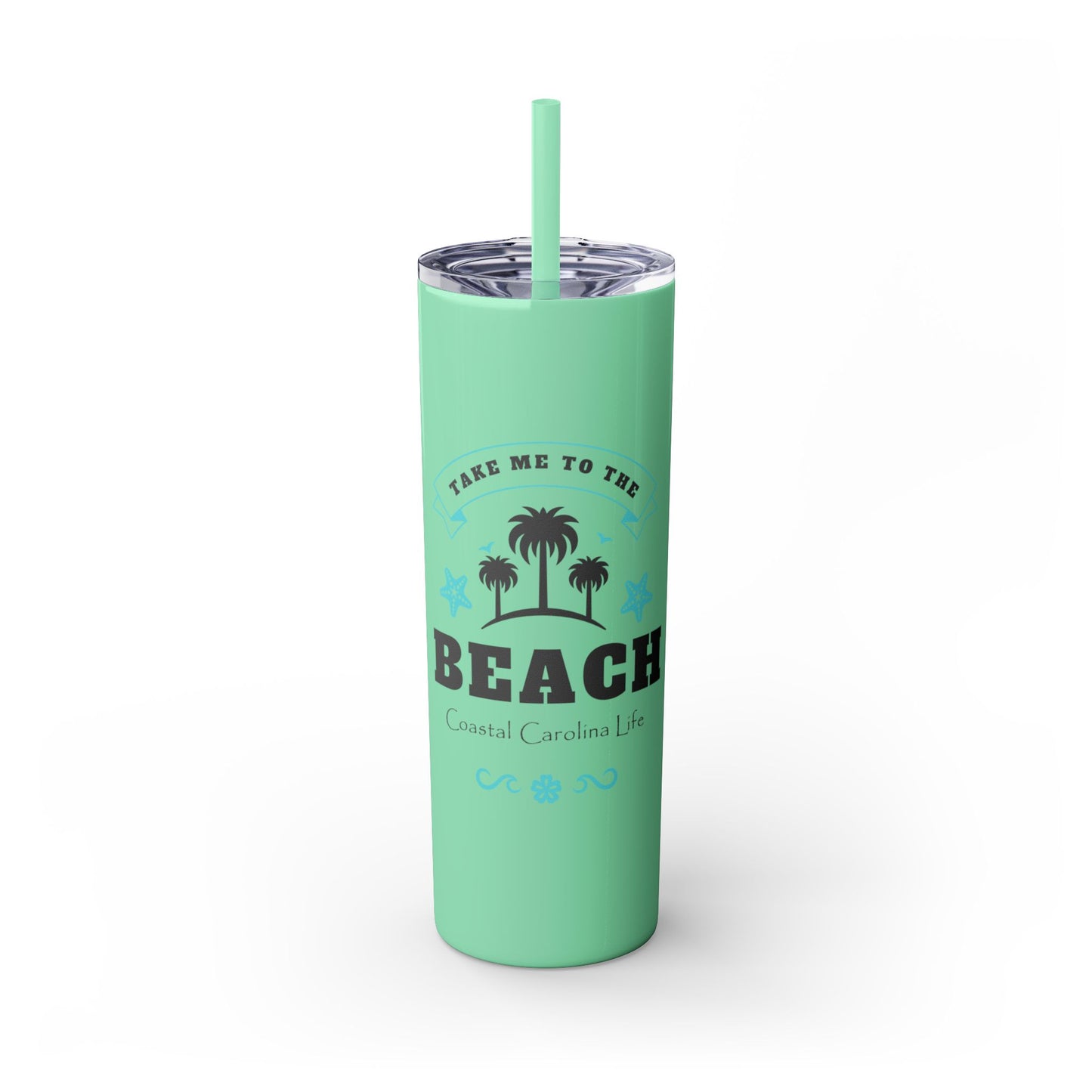 Take Me to the Beach Skinny Tumbler