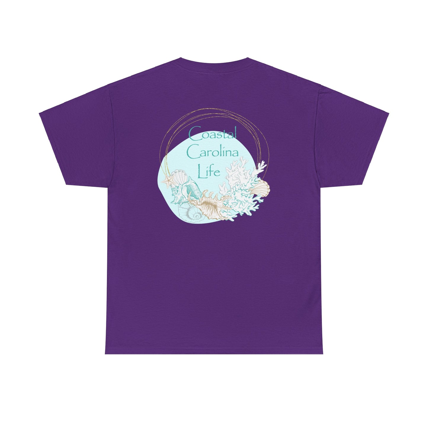 Women's Heavy Cotton T-Shirt - Shells and Coral