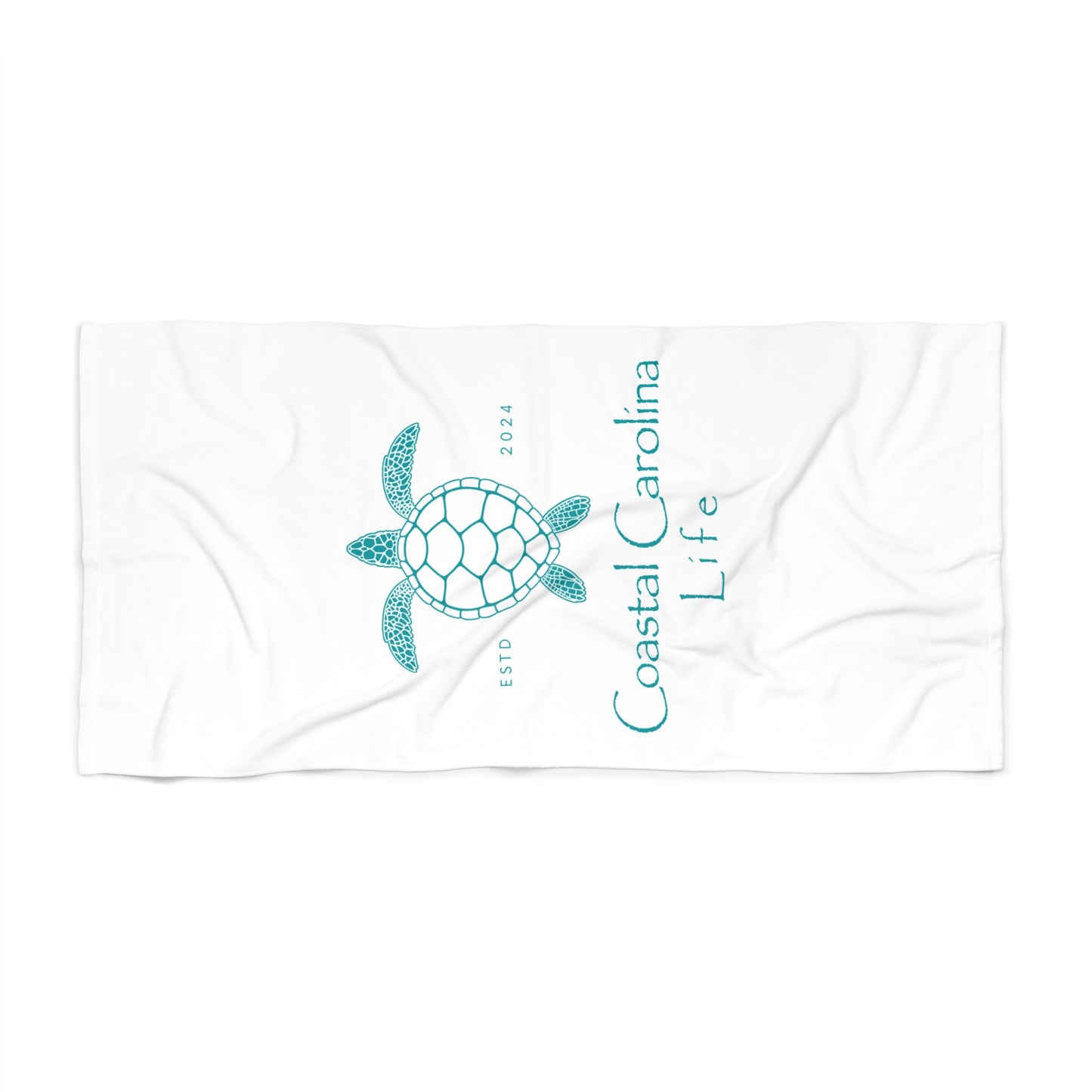 Sea Turtle Coastal Beach Towel