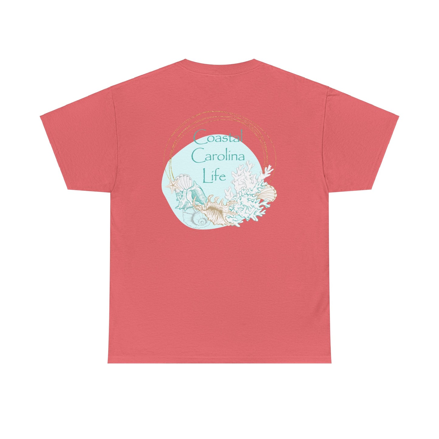 Women's Heavy Cotton T-Shirt - Shells and Coral