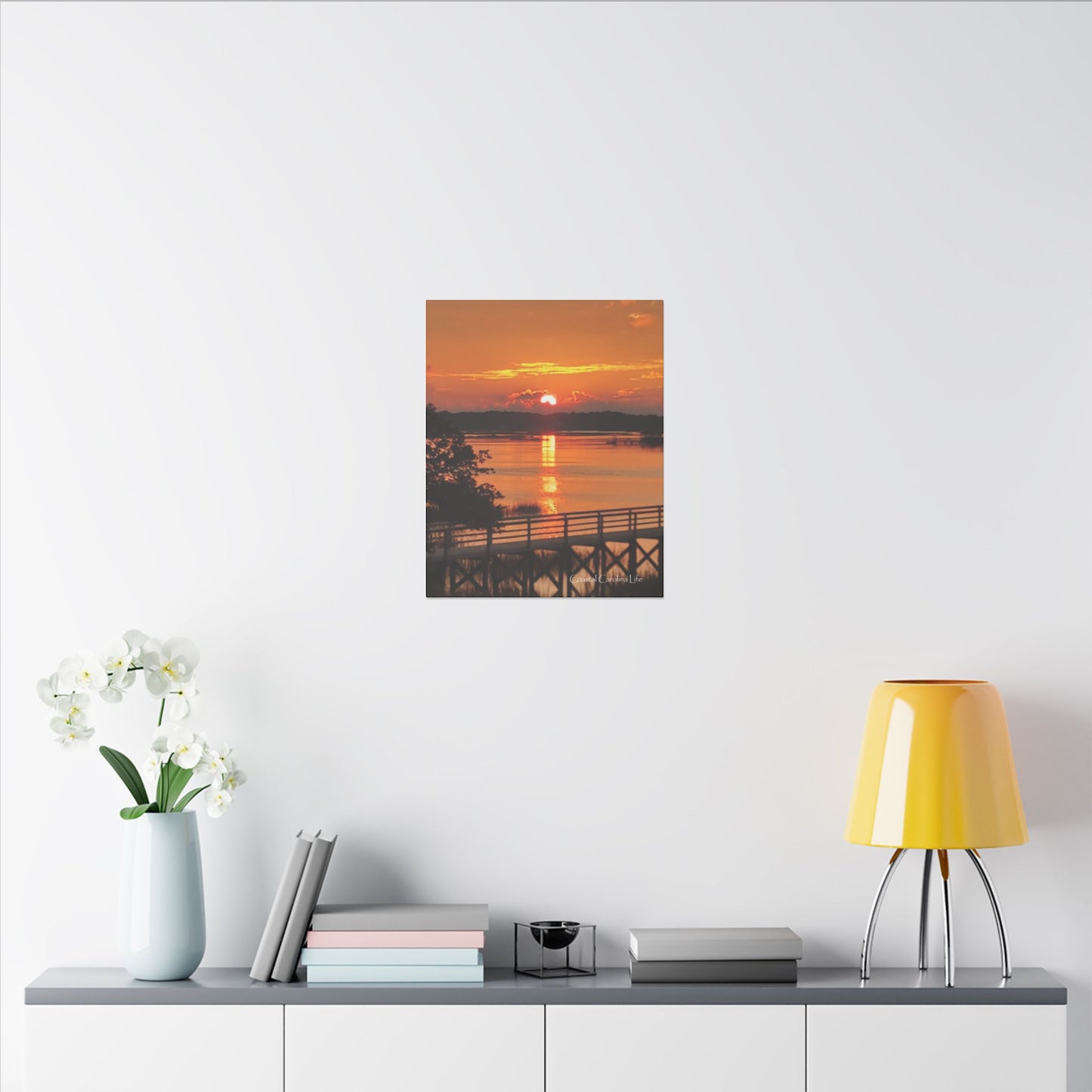 Setting Sun Coastal Carolina Canvas