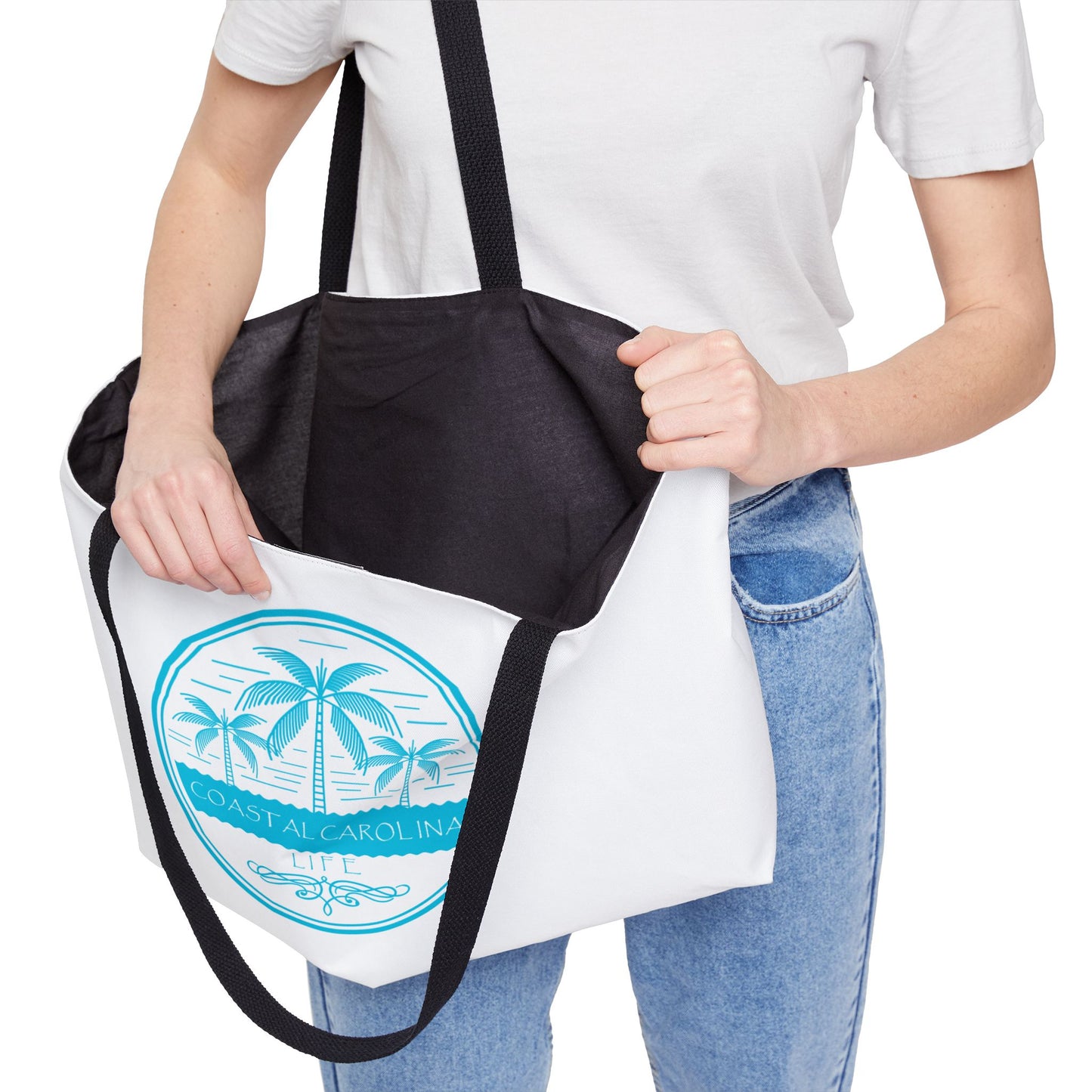 Palm Trees and Water Coastal Weekender Tote