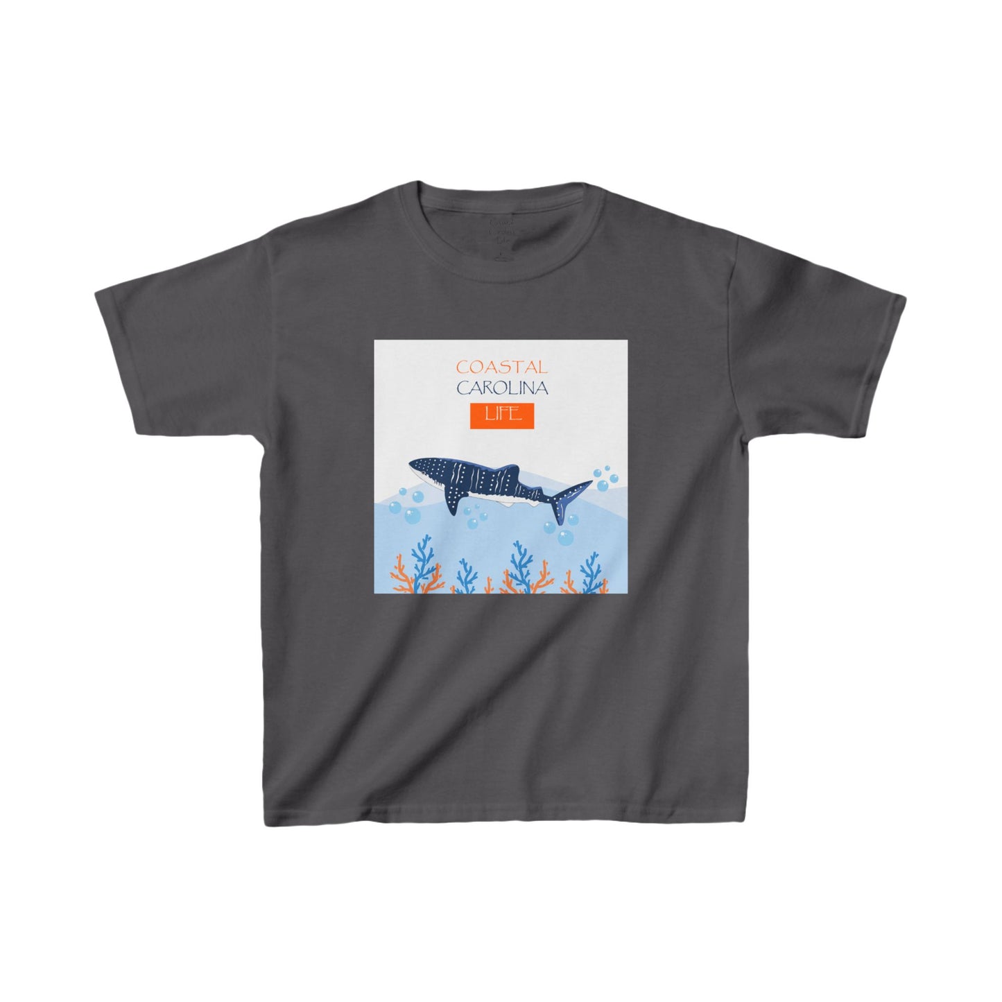 Swimming Shark Kids Beach T-Shirt