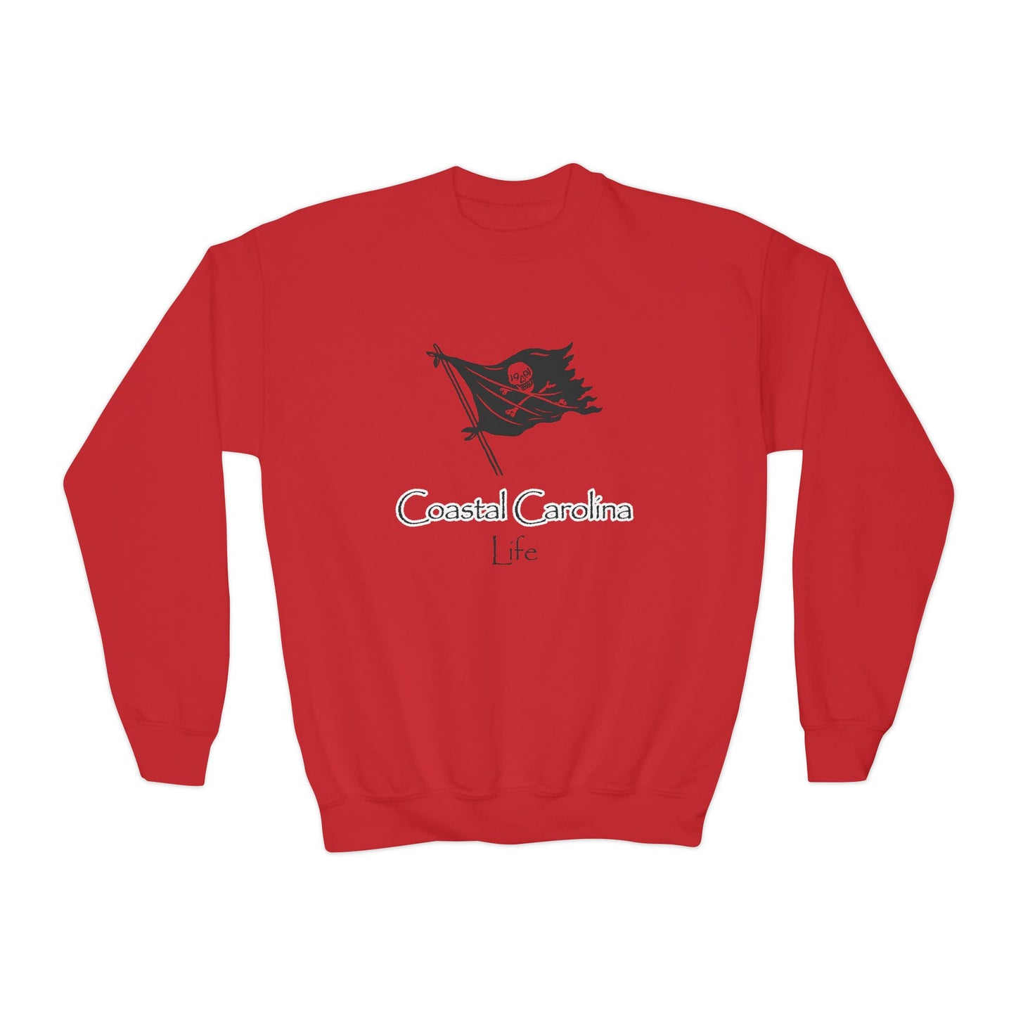 Coastal Youth Sweatshirt - Pirate Flag