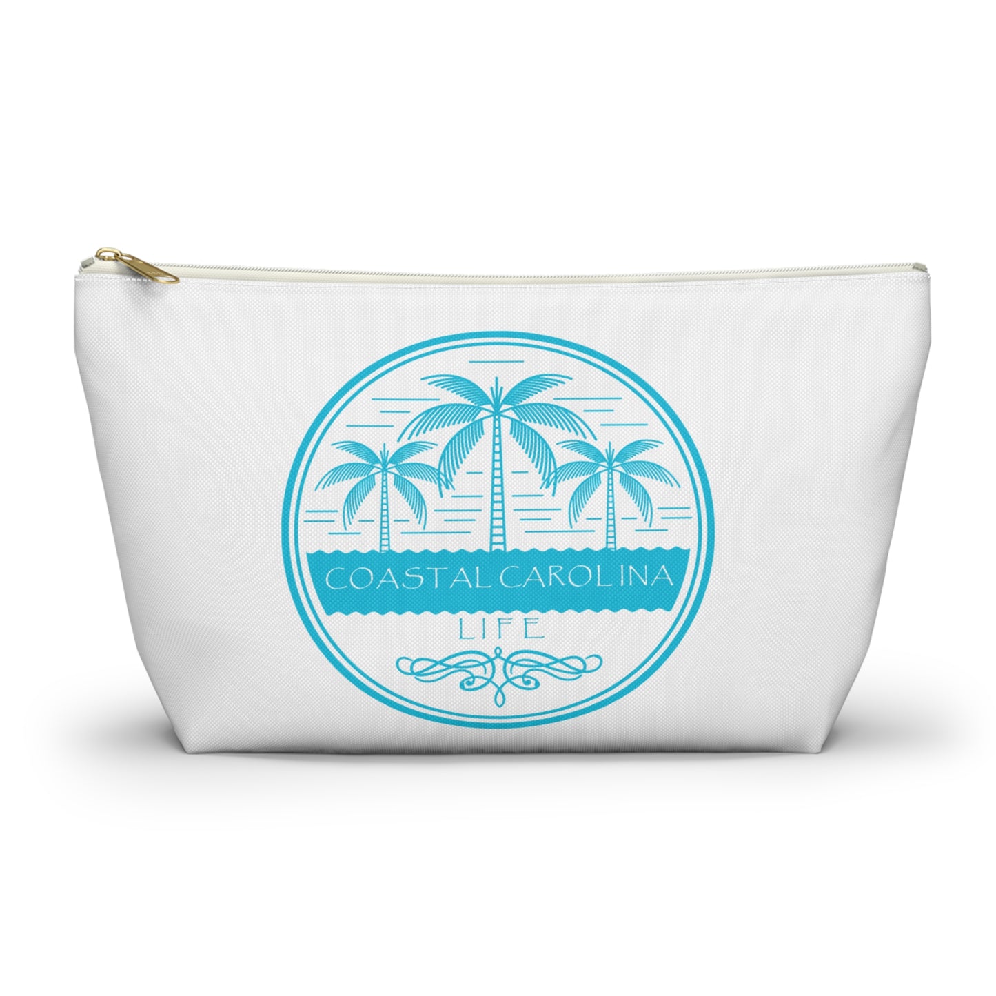 Palm Trees and Water Travel Accessory Pouch