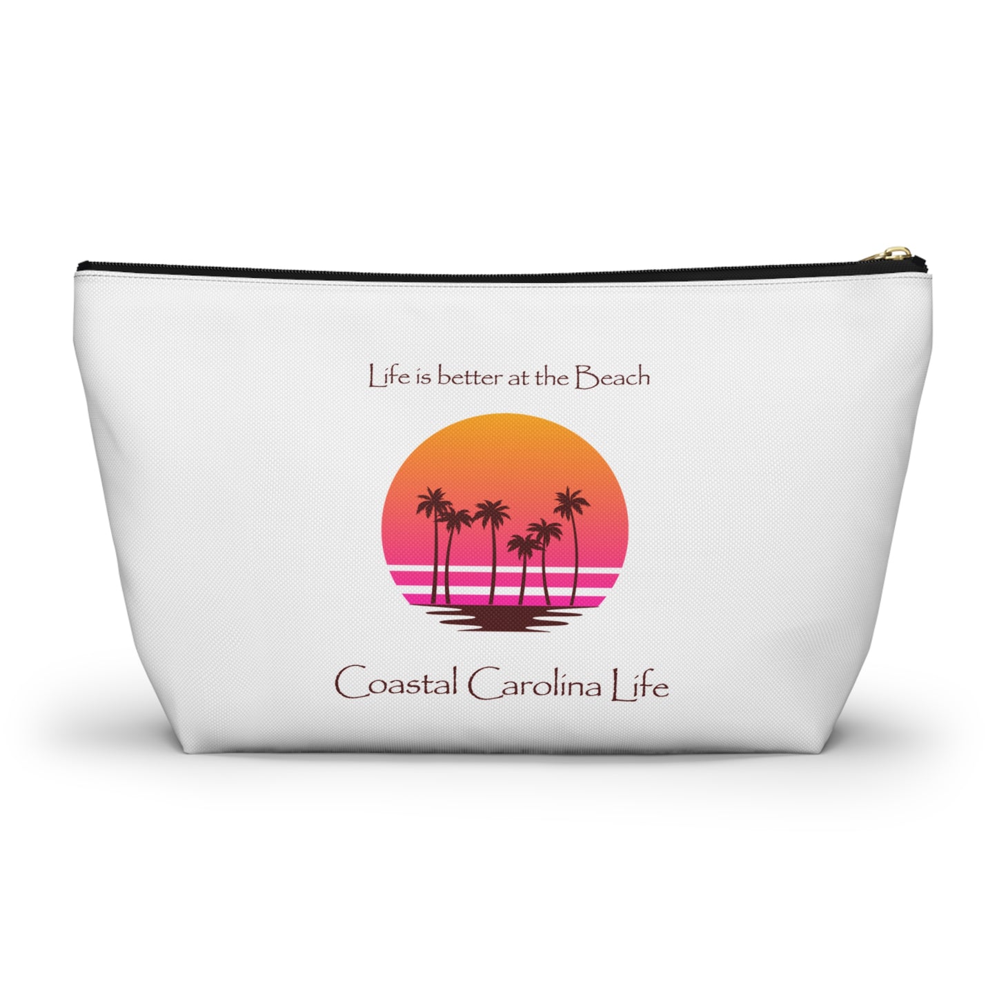 Life is better at the Beach Travel Accessory Pouch