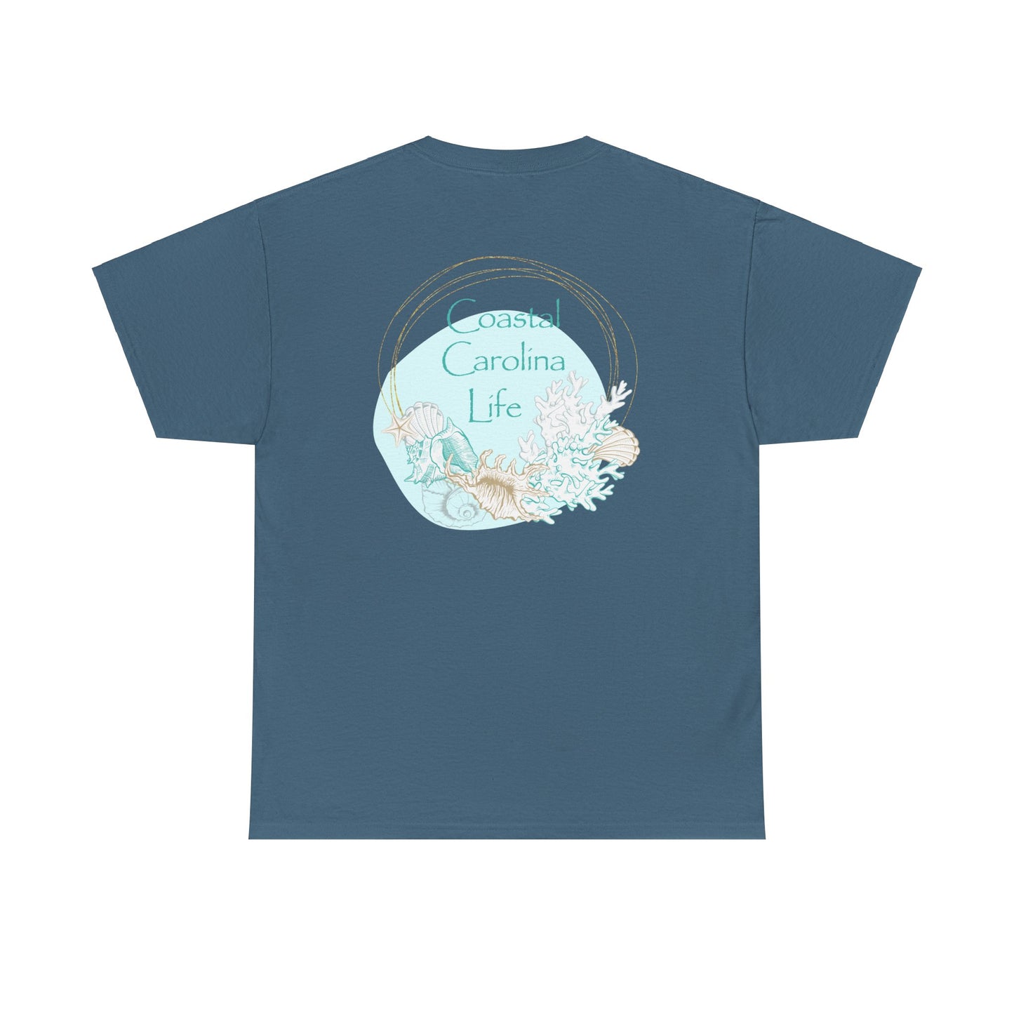 Women's Heavy Cotton T-Shirt - Shells and Coral