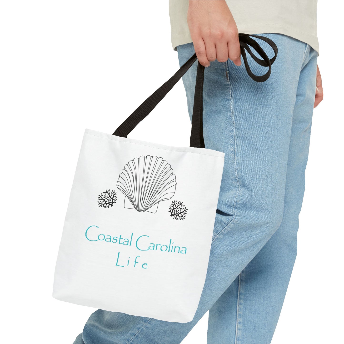 Clam Shell and Coral Coastal Tote Bag