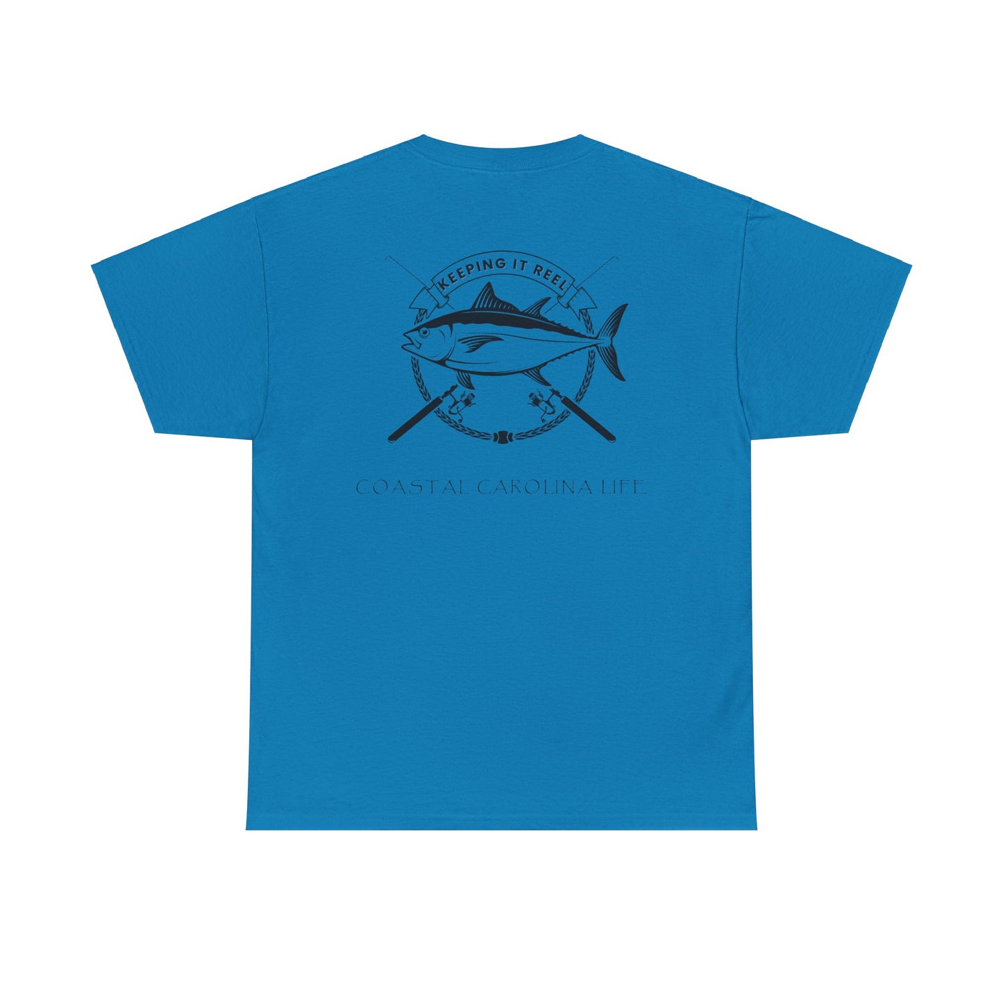 Men's Heavy Cotton T-Shirt - Keeping it Reel