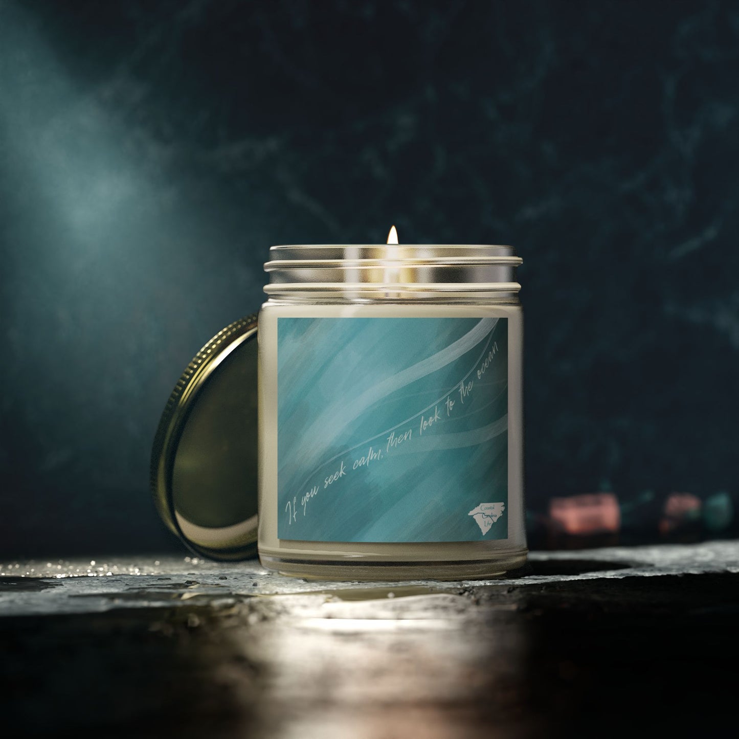 Coconut Apricot Wax Scented Candles - If You Seek Calm