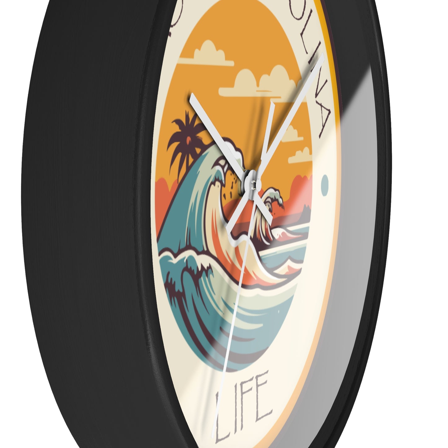 Waves Coastal Carolina Wall Clock