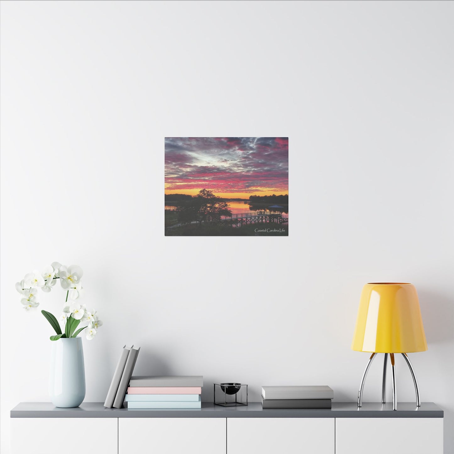 Colorful Fall Coastal Carolina Canvas