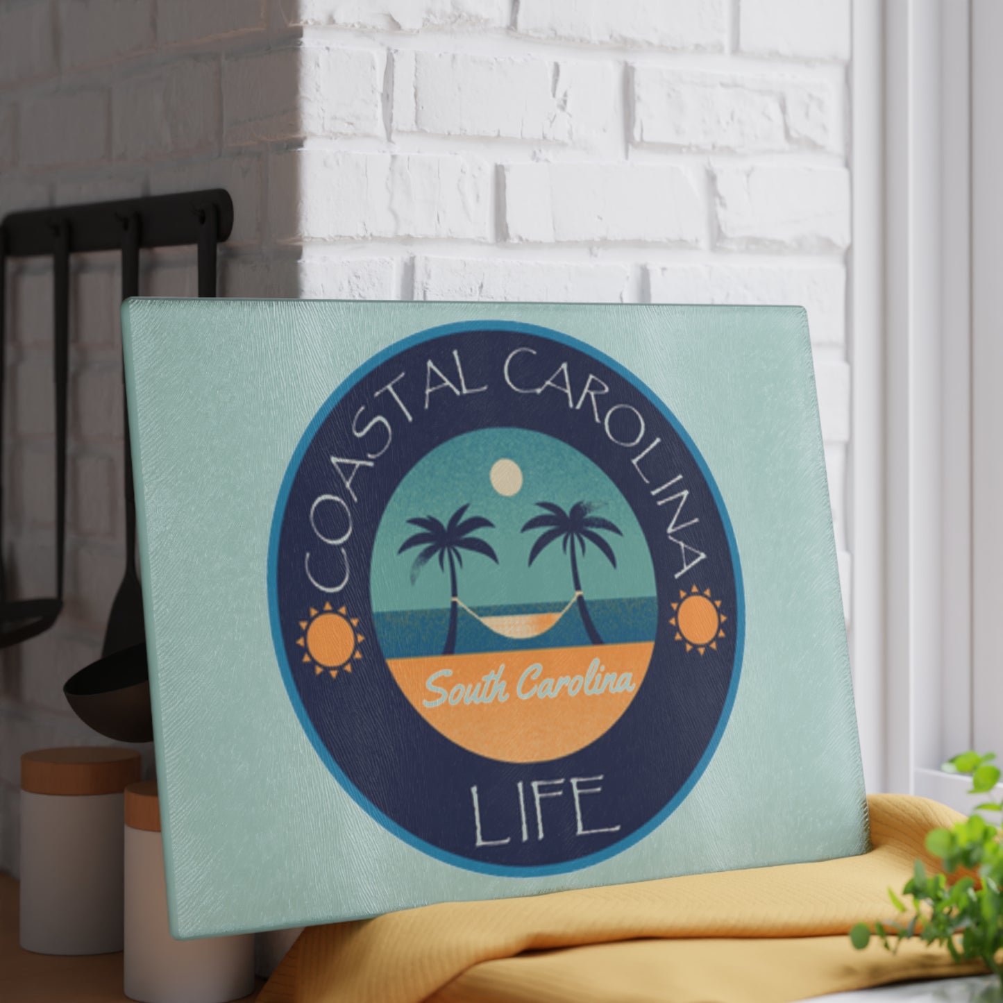 South Carolina Tempered Glass Cutting Board
