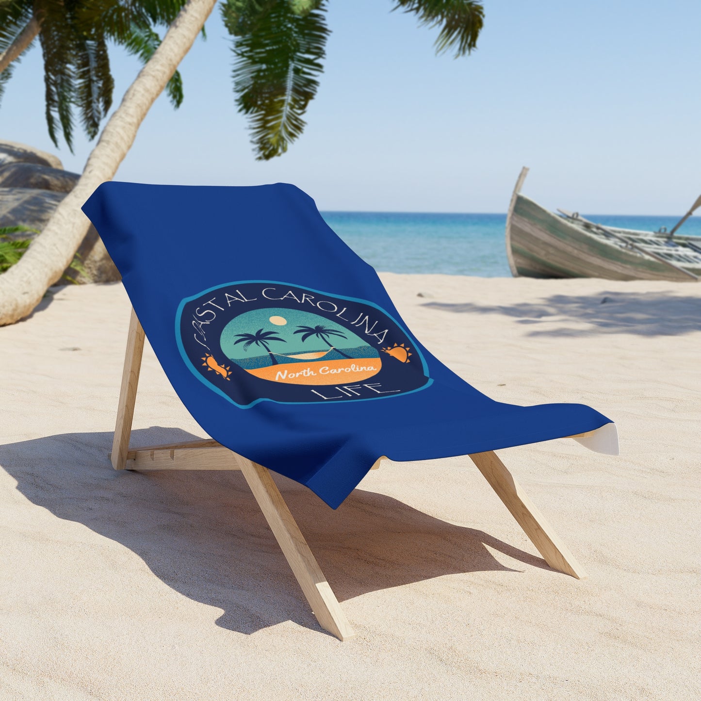 North Carolina Coastal Beach Towel