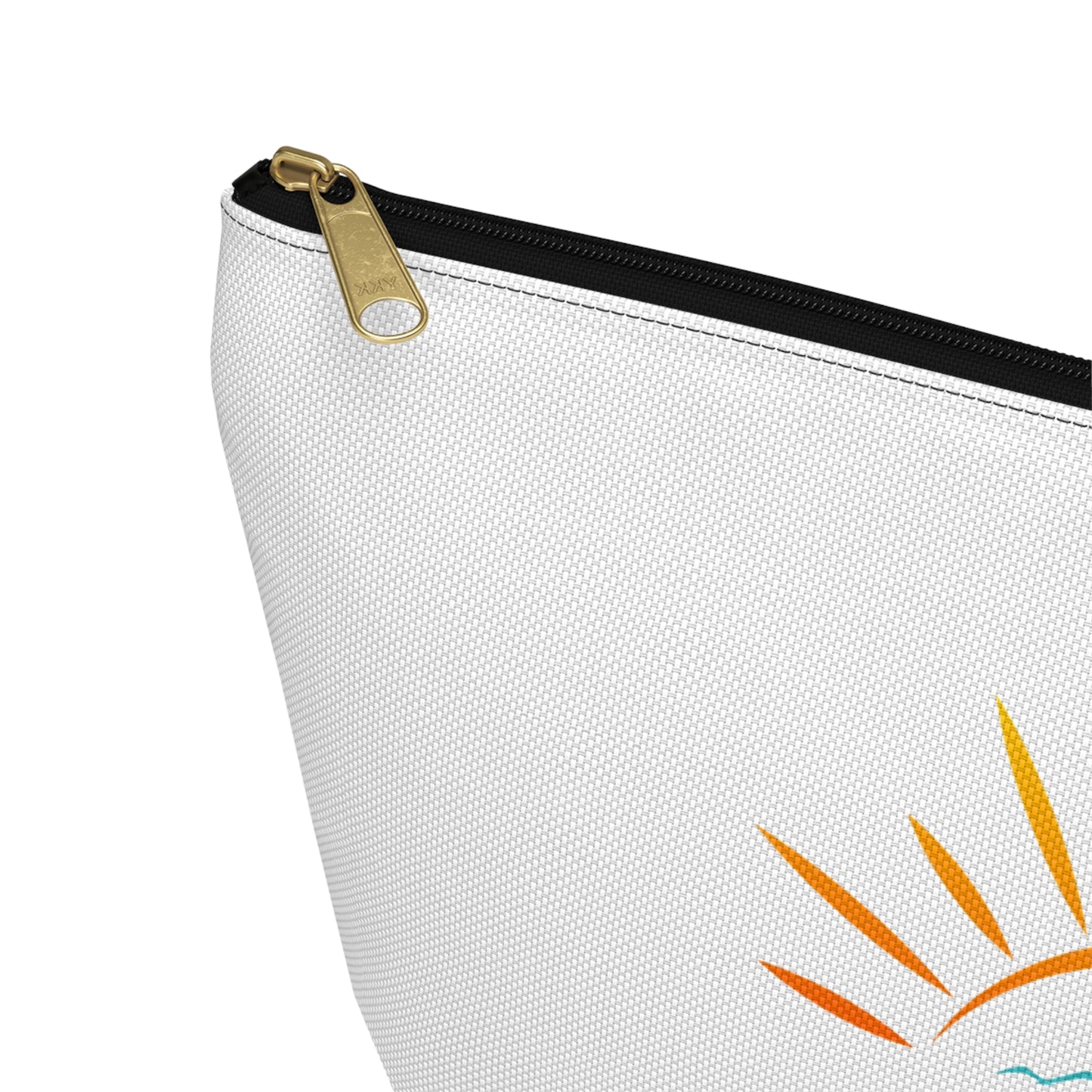 Palm Tree and Sun Rays Travel Accessory Pouch