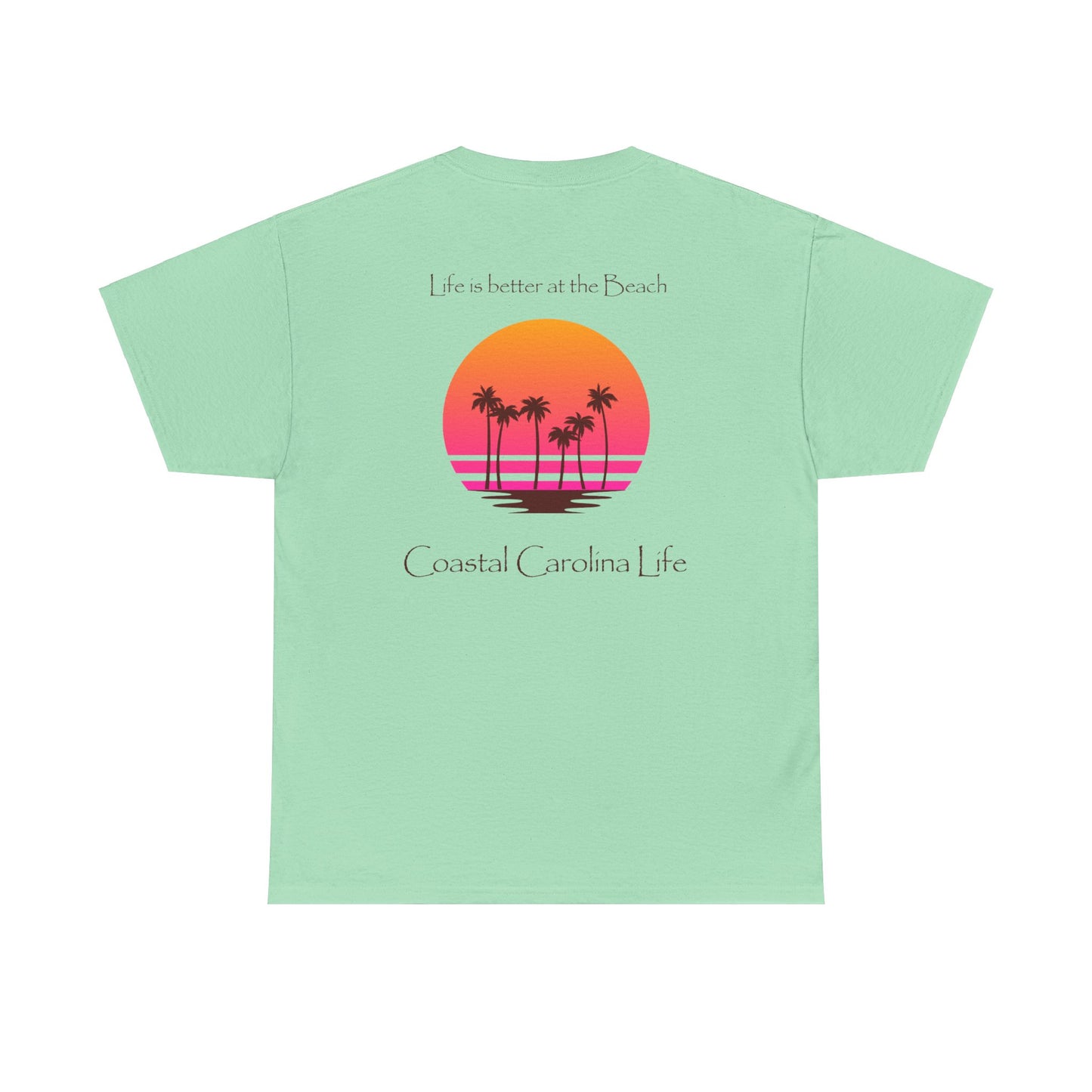 Women's Heavy Cotton T-Shirt - Life is better at the Beach
