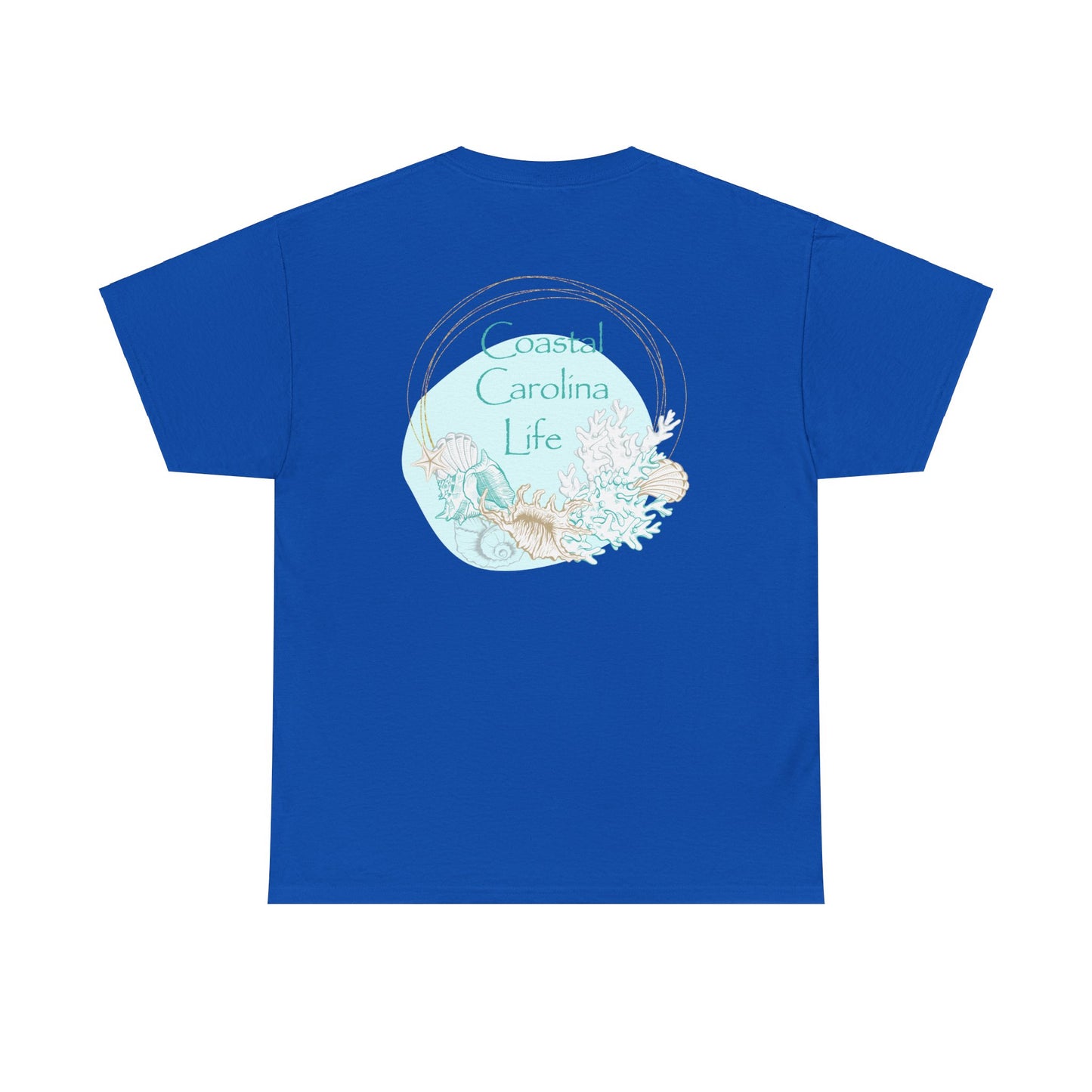 Women's Heavy Cotton T-Shirt - Shells and Coral