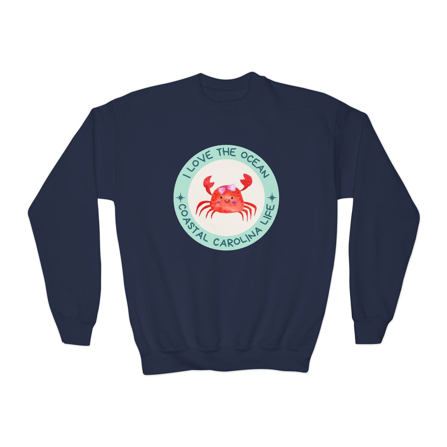 Coastal Youth Sweatshirt - I Love the Ocean