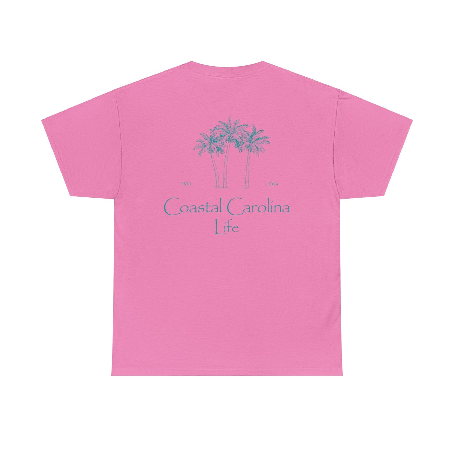 Women's Heavy Cotton T-Shirt - Palm Trees