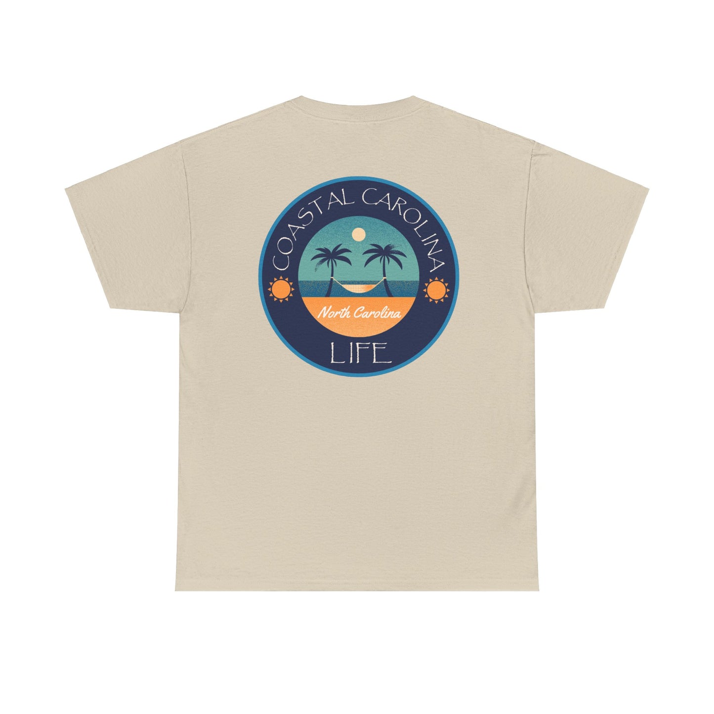 Men's Heavy Cotton T-Shirt - North Carolina
