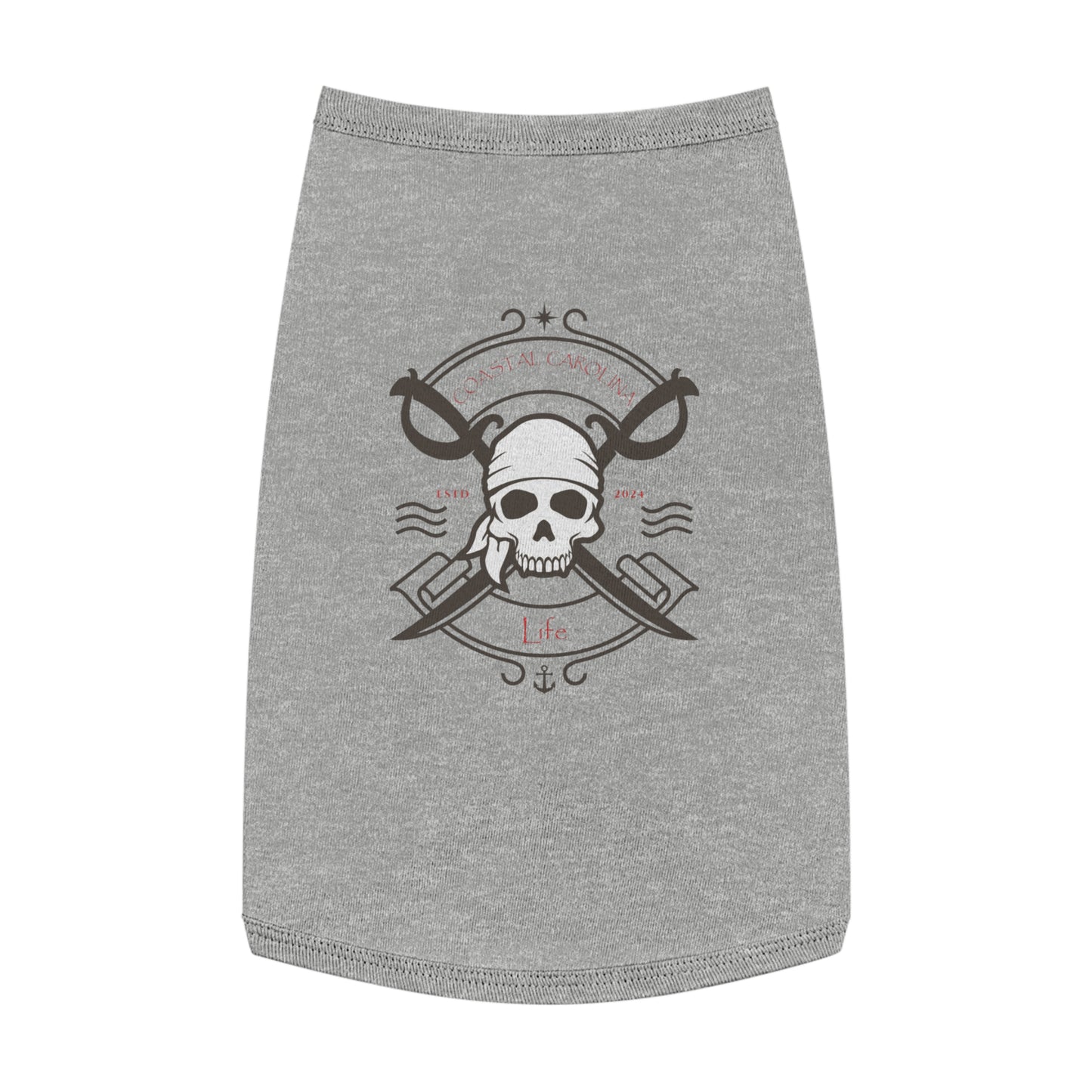 Pirate Skull Coastal Pet Shirt