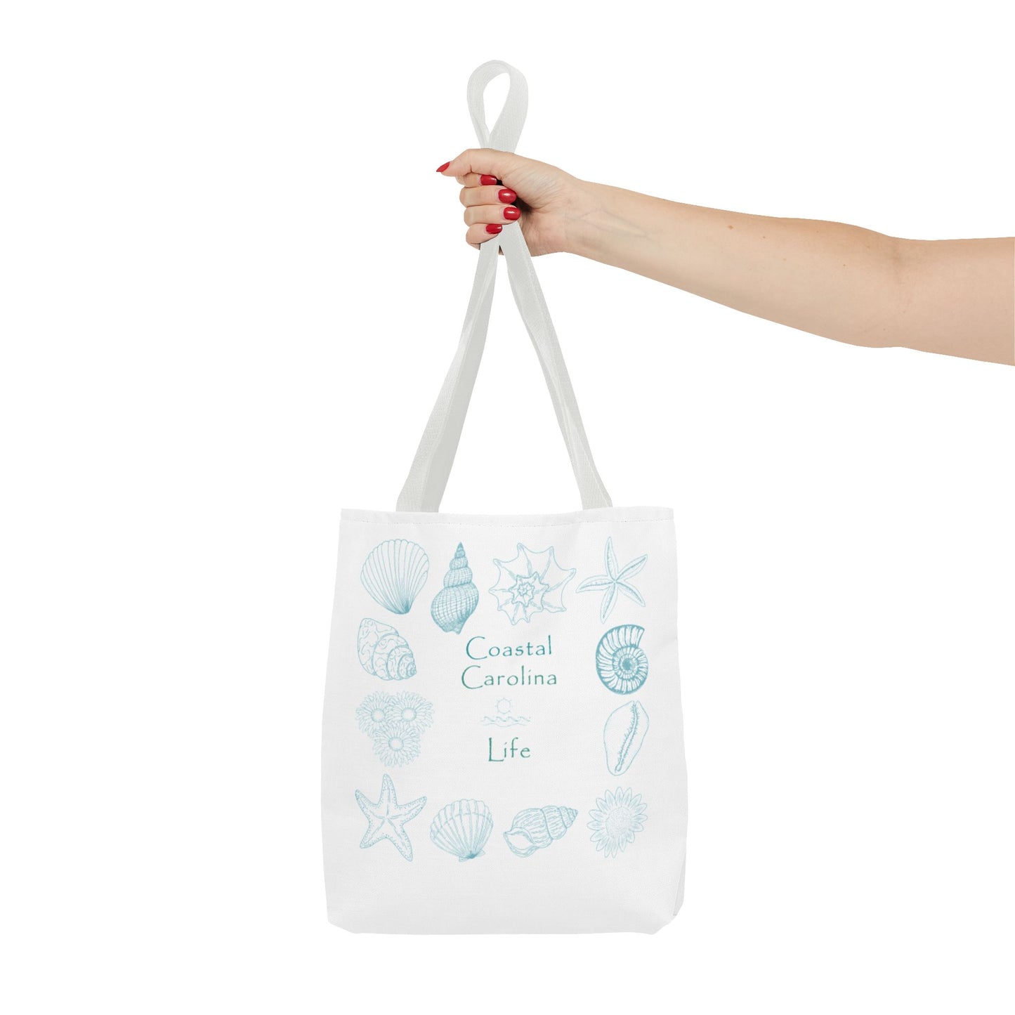 Seashells Coastal Tote Bag