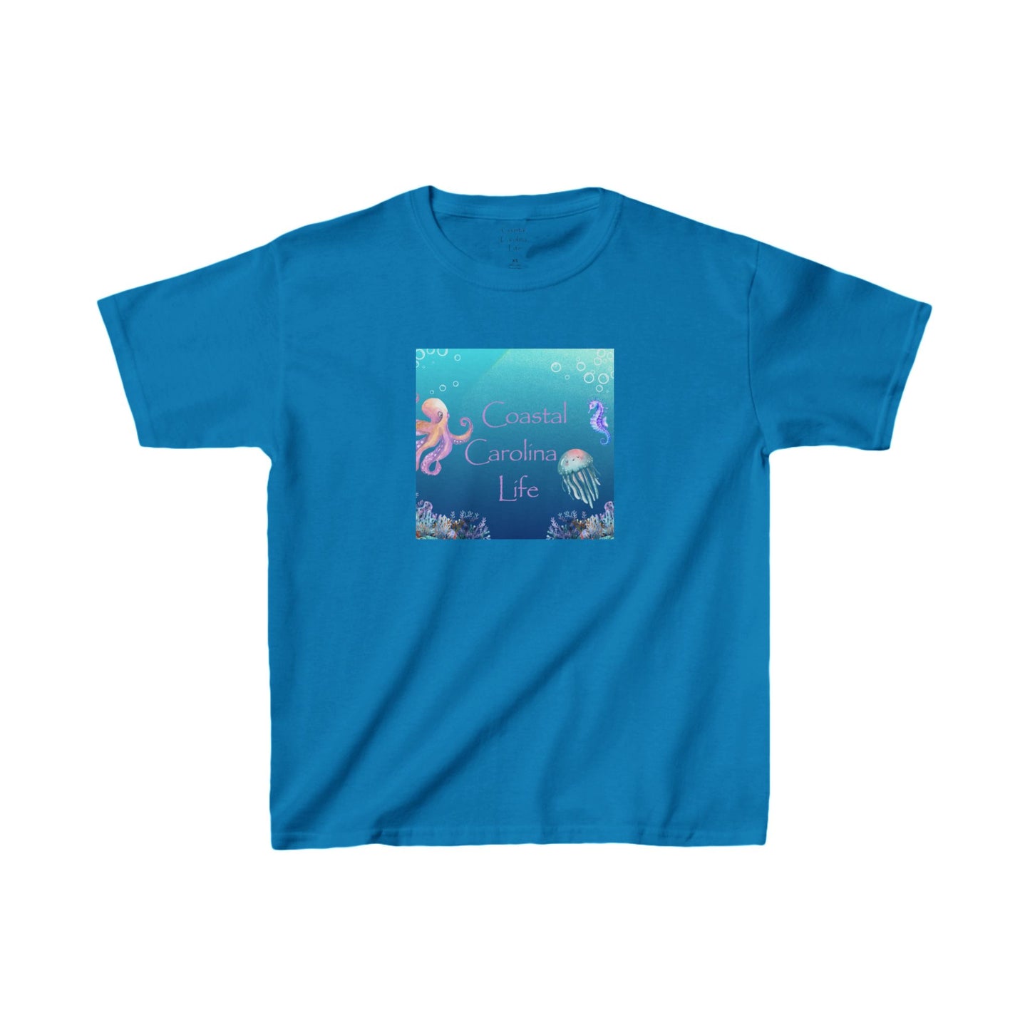Octopus and Jellyfish Kids Beach T-Shirt