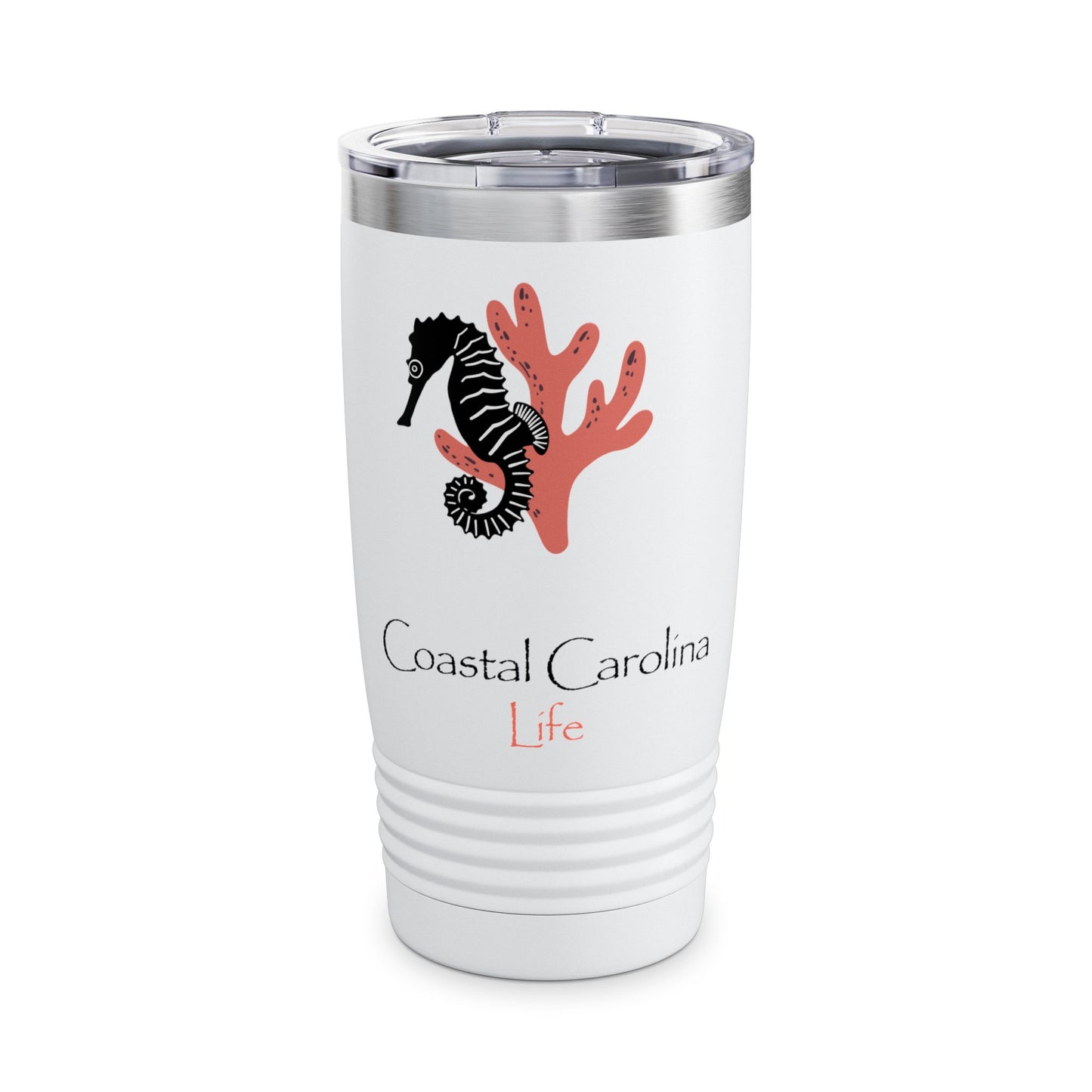 Seahorse and Coral Ringneck Tumbler