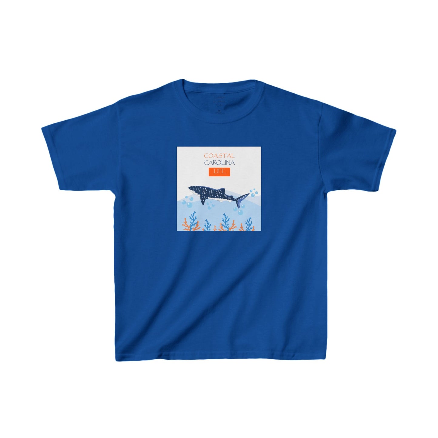 Swimming Shark Kids Beach T-Shirt