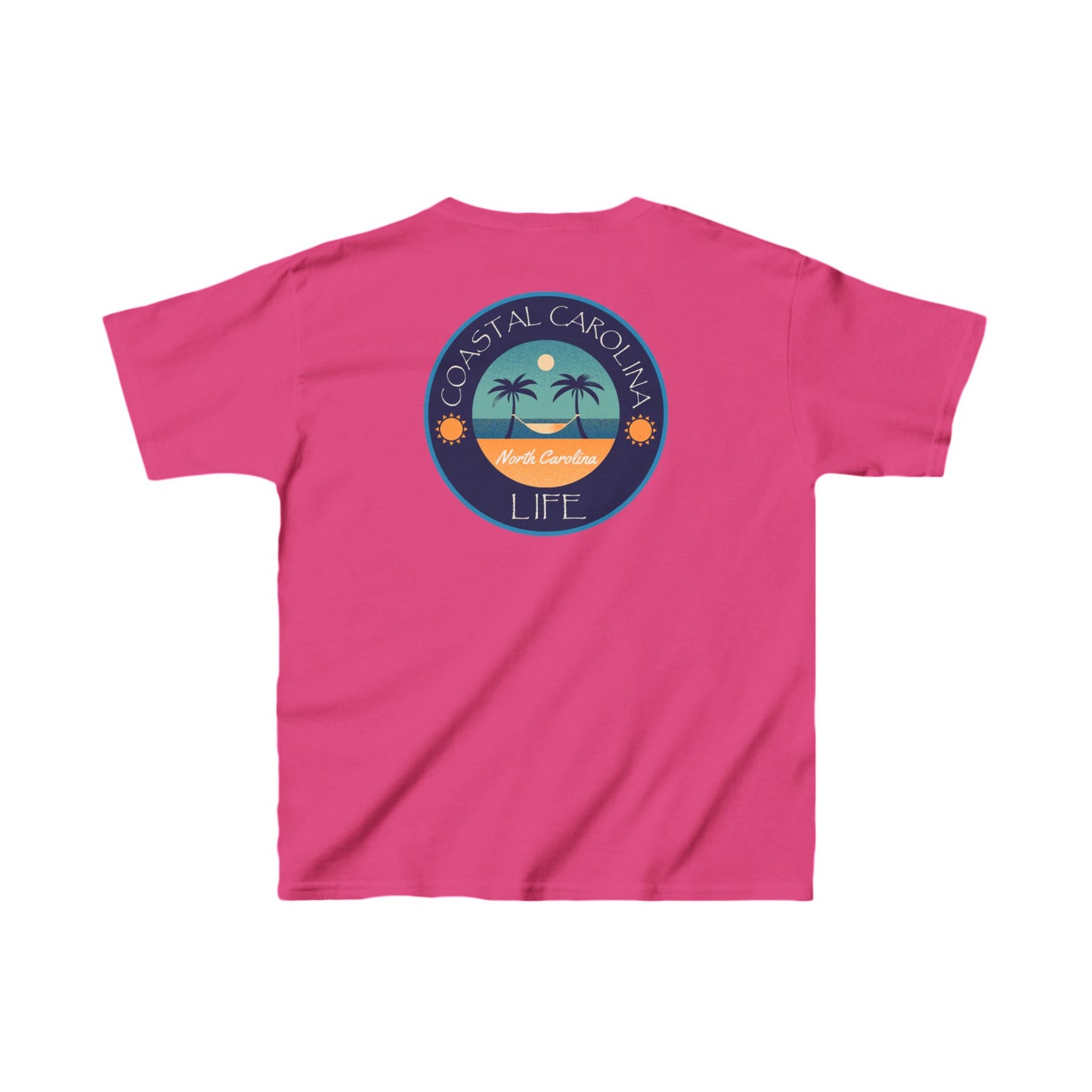 North Carolina Kids Beach T-Shirt