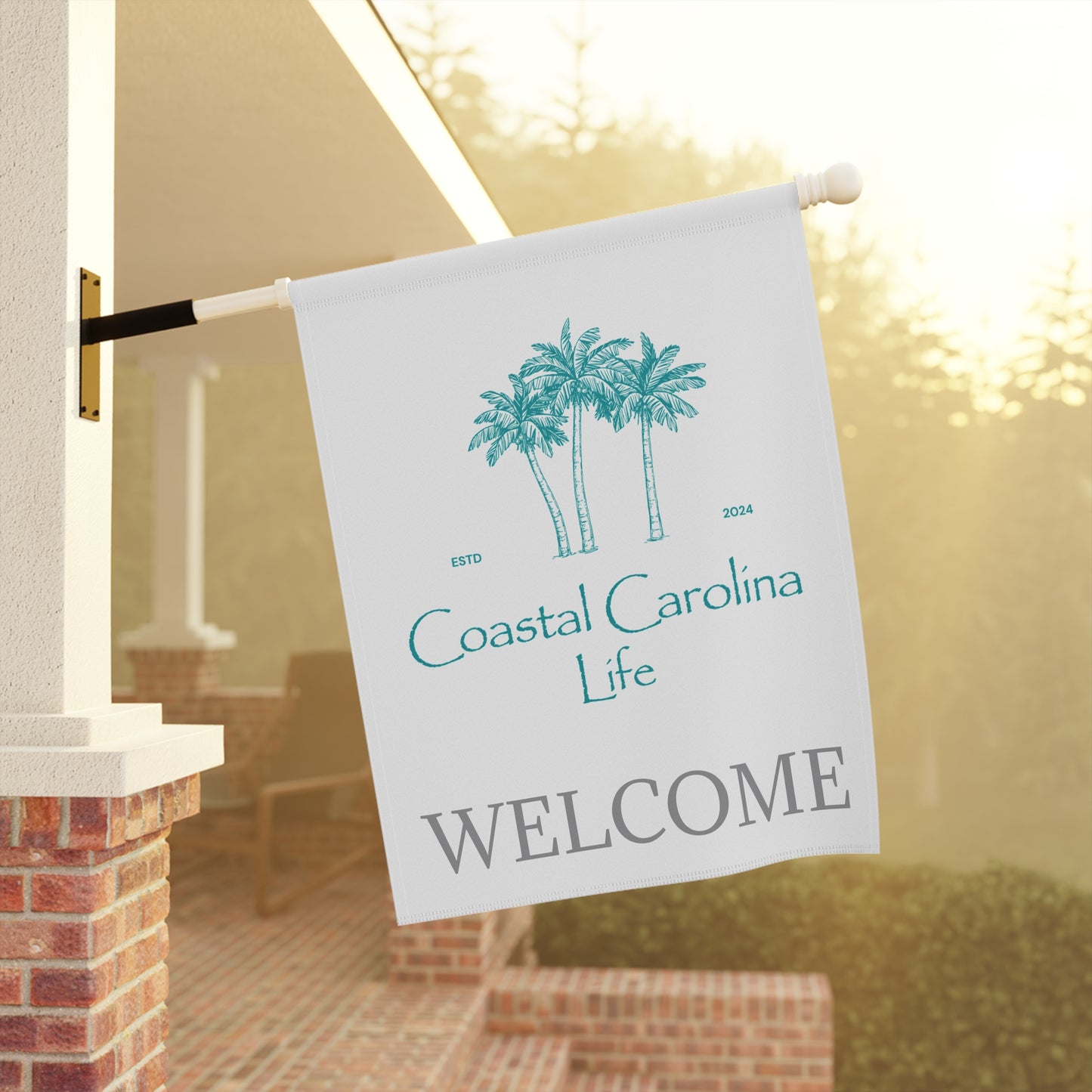 Palm Trees Coastal Garden or House Flag