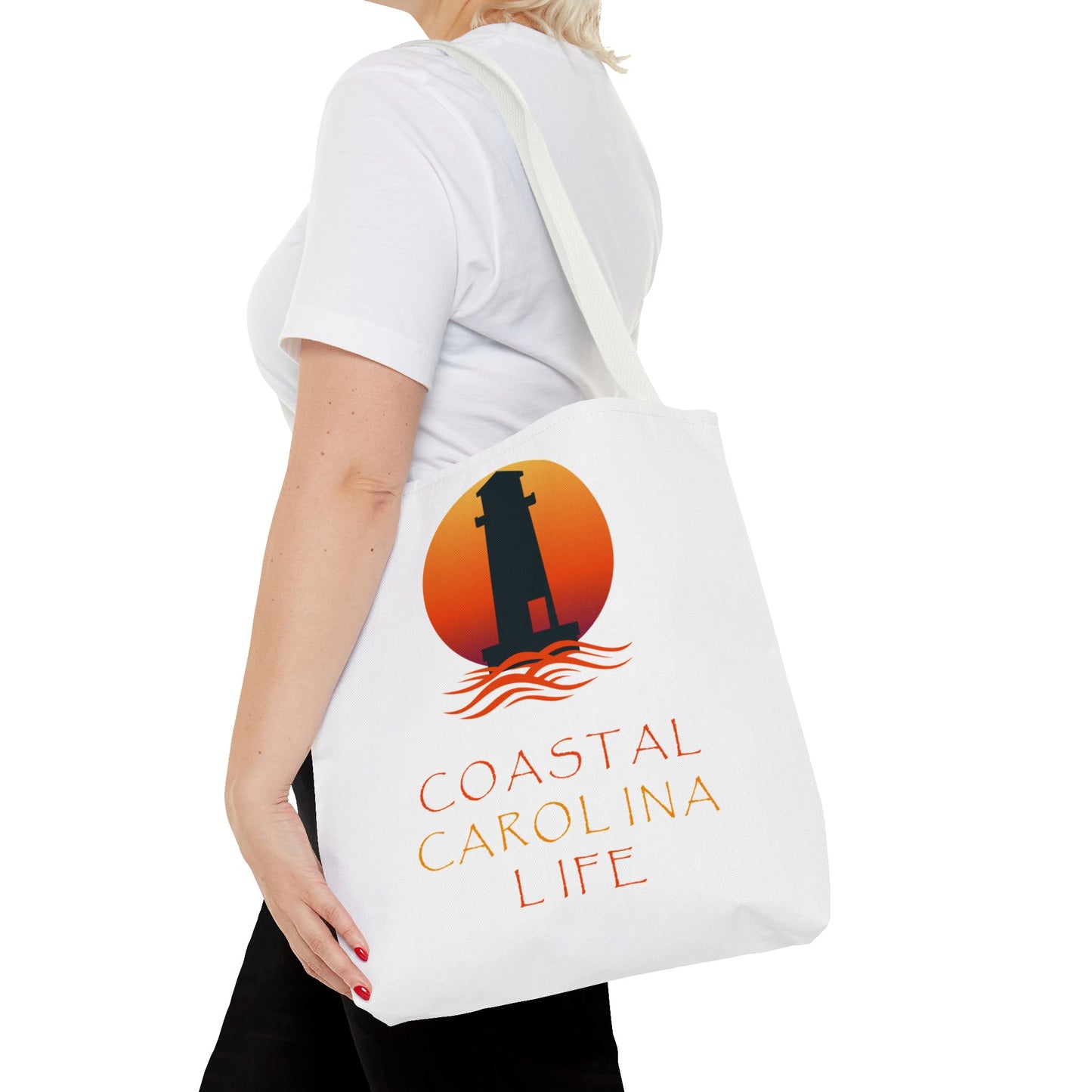 Lighthouse Coastal Tote Bag