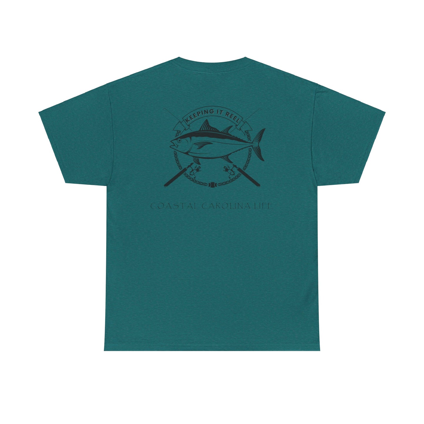Men's Heavy Cotton T-Shirt - Keeping it Reel