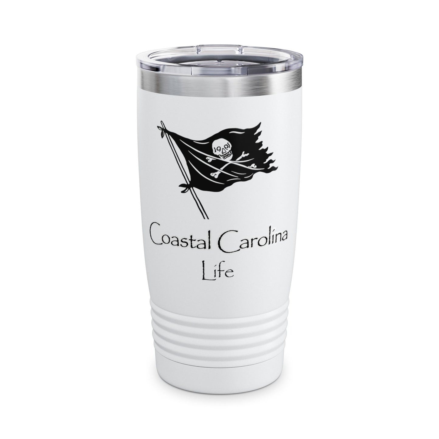 Pirate Flag Ringneck Tumbler