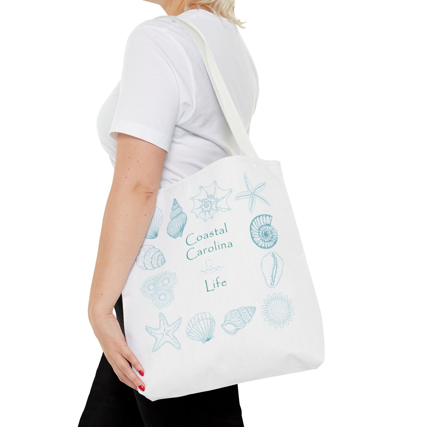 Seashells Coastal Tote Bag