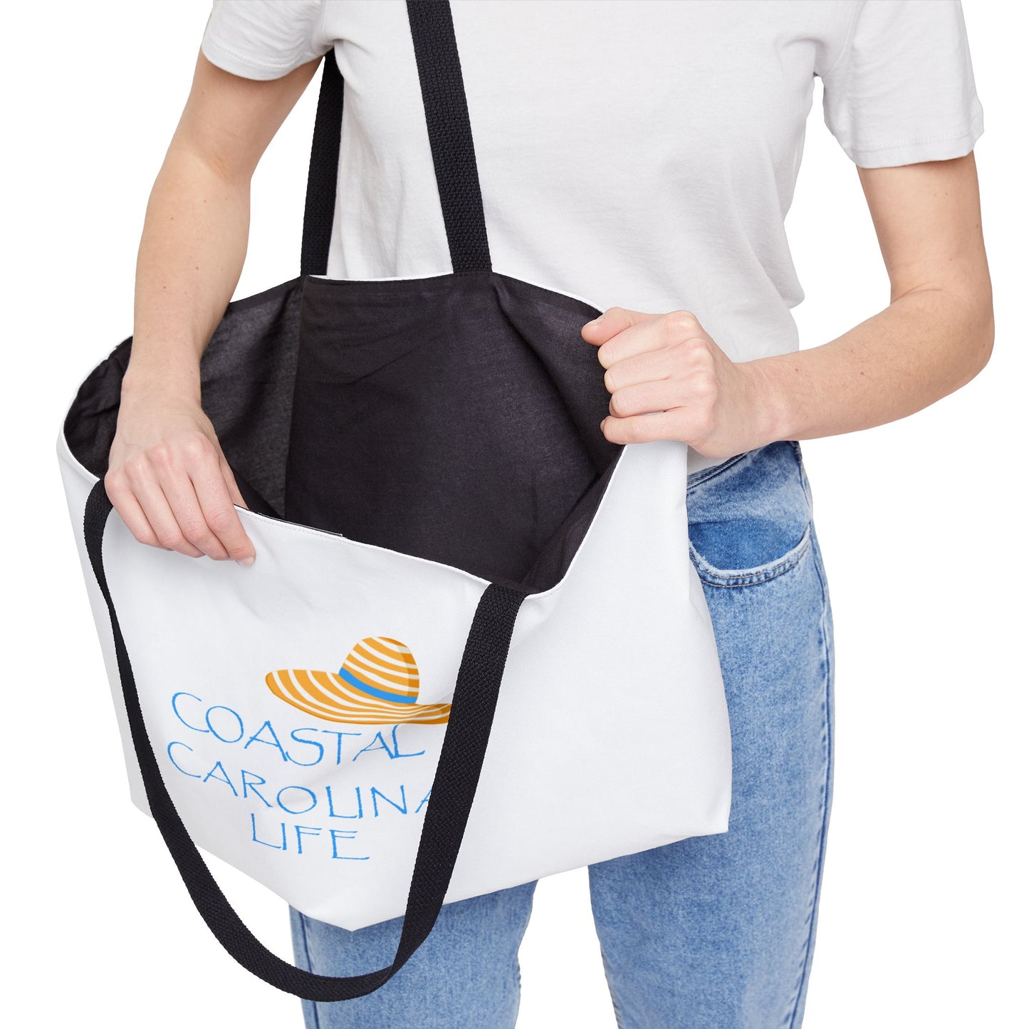 Beach Hat Coastal Weekender Tote
