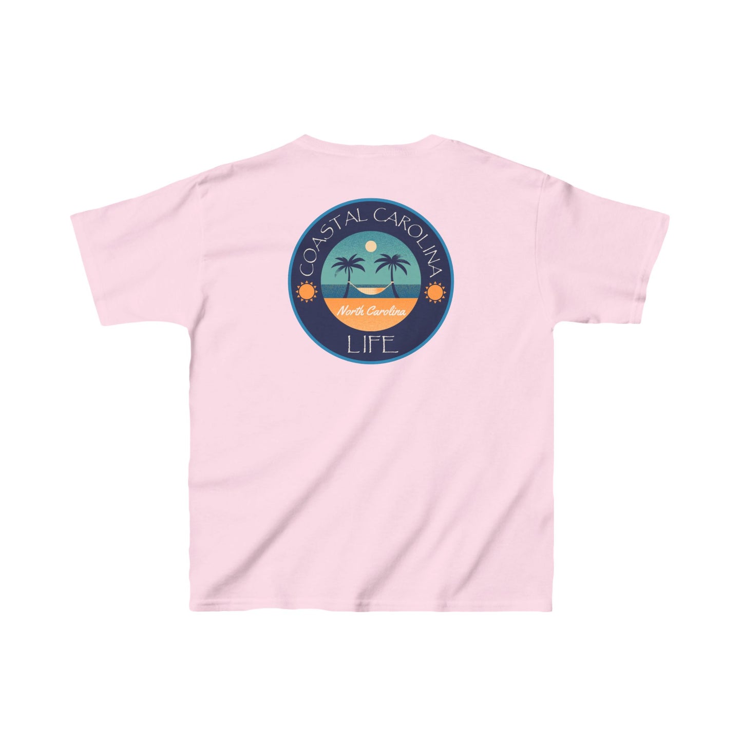 North Carolina Kids Beach T-Shirt