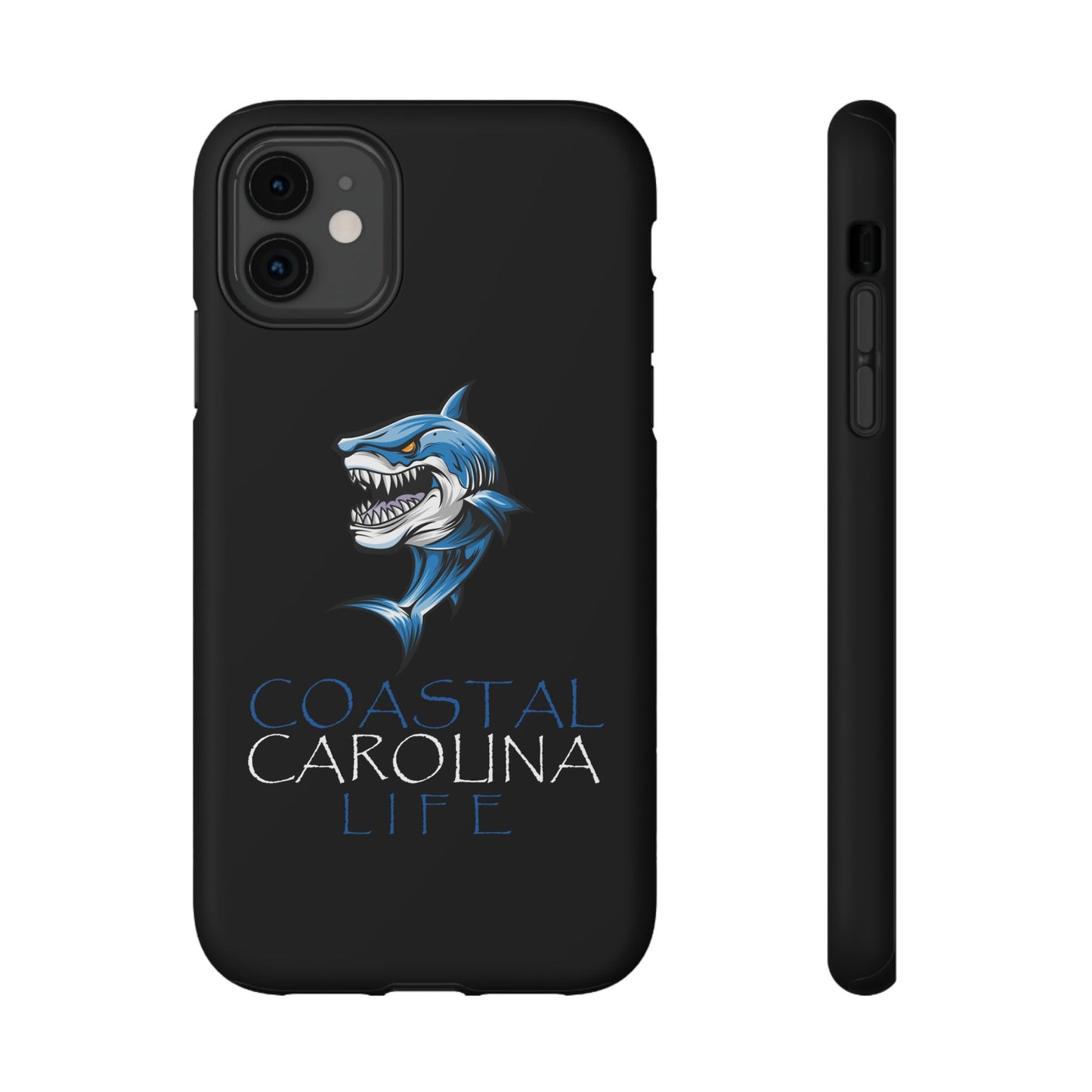 Impact-Resistant Phone Case - iPhone or Samsung - Shark
