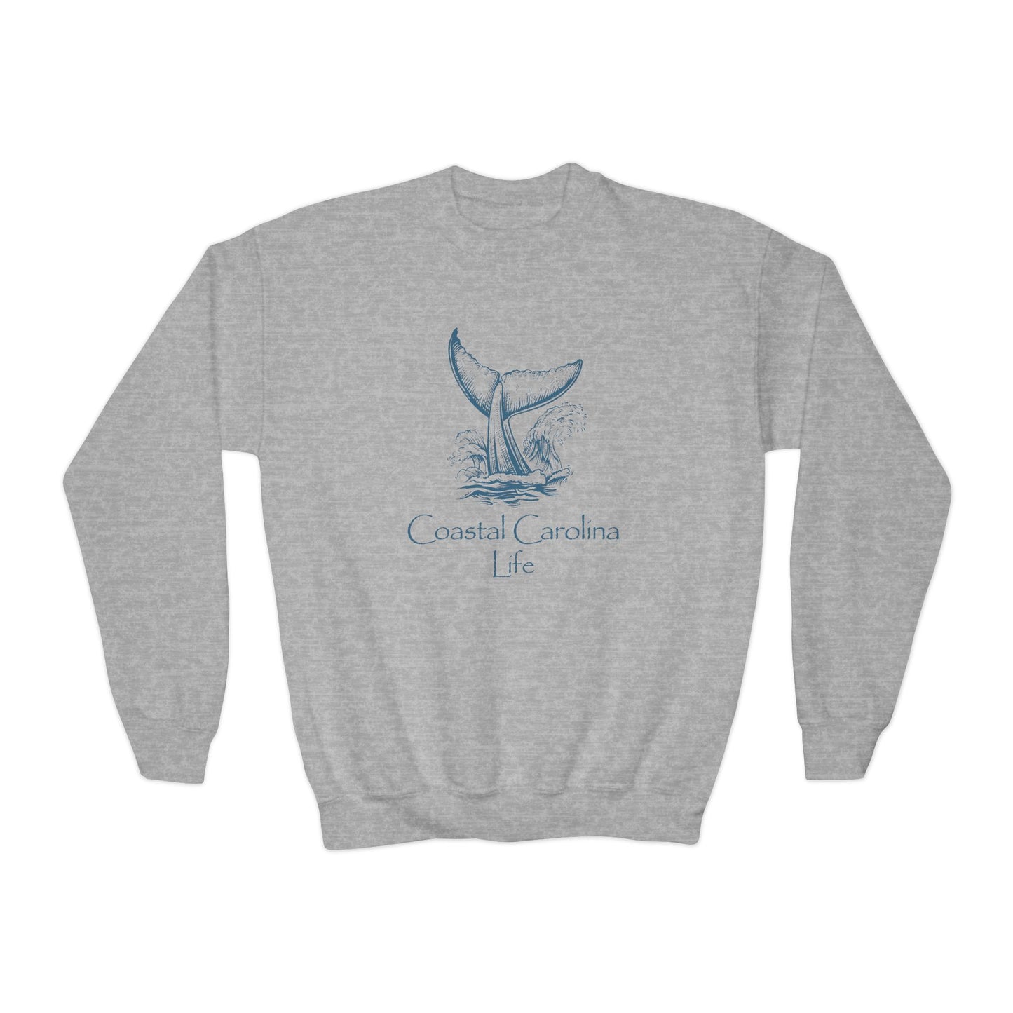 Coastal Youth Sweatshirt - Whale Tail